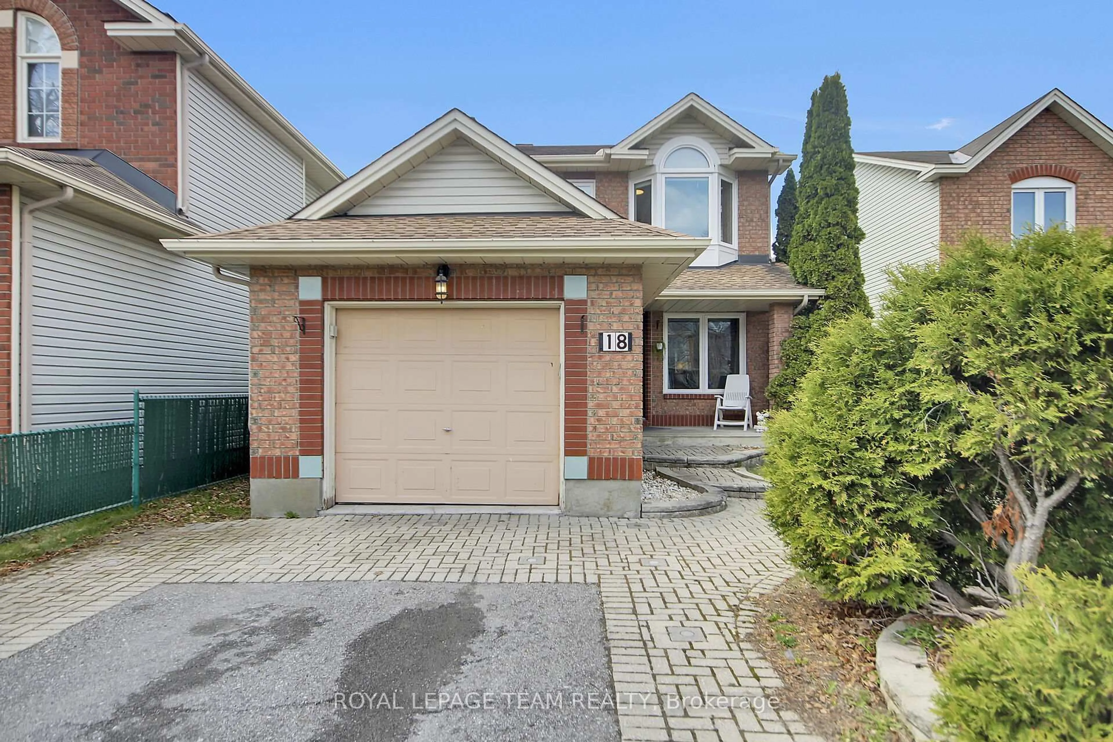 Home with brick exterior material, street for 18 Longshire Circ, Ottawa Ontario K2J 4K7
