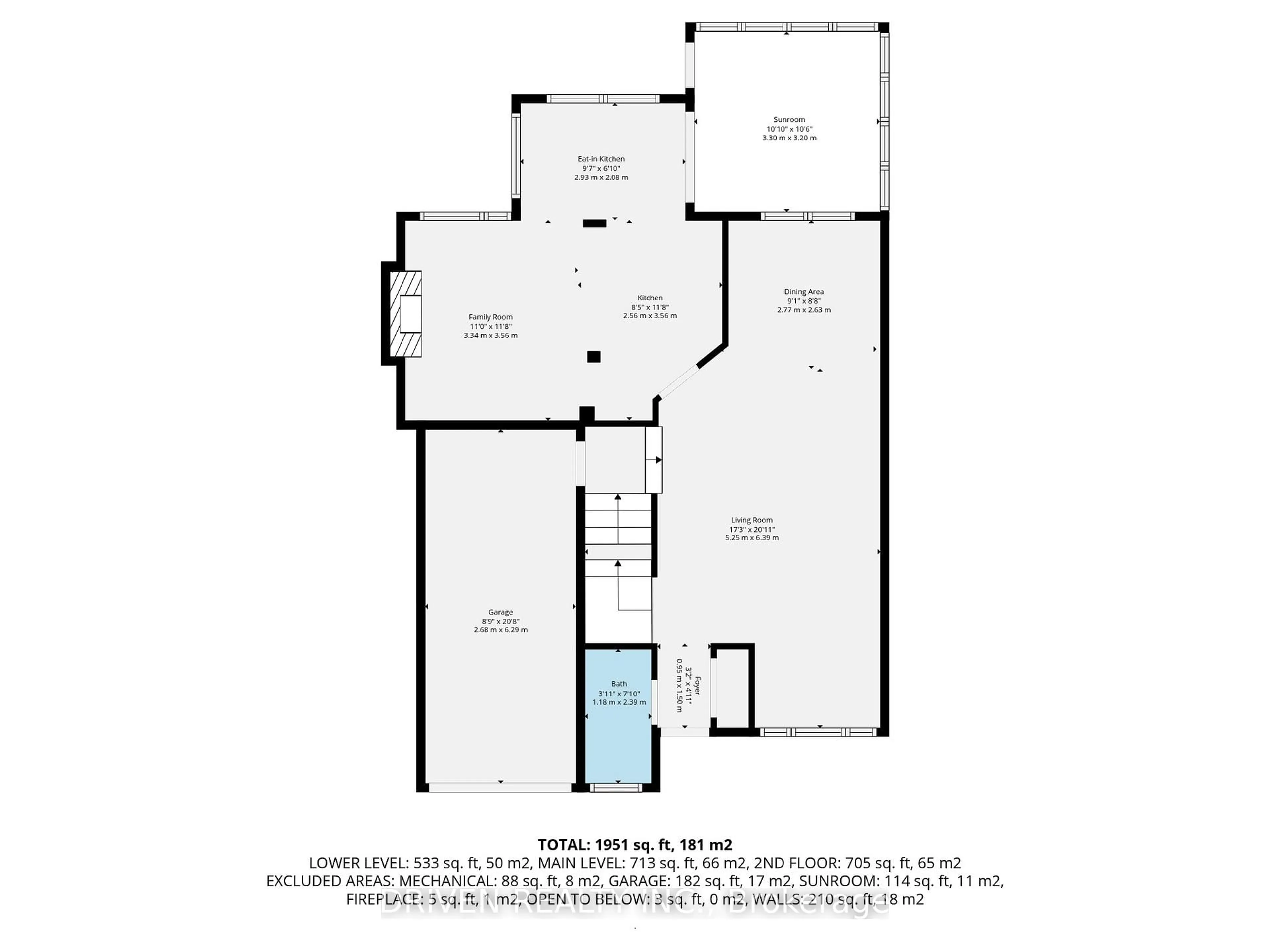 Floor plan for 30 Peacock Cres, Ottawa Ontario K2J 3P6