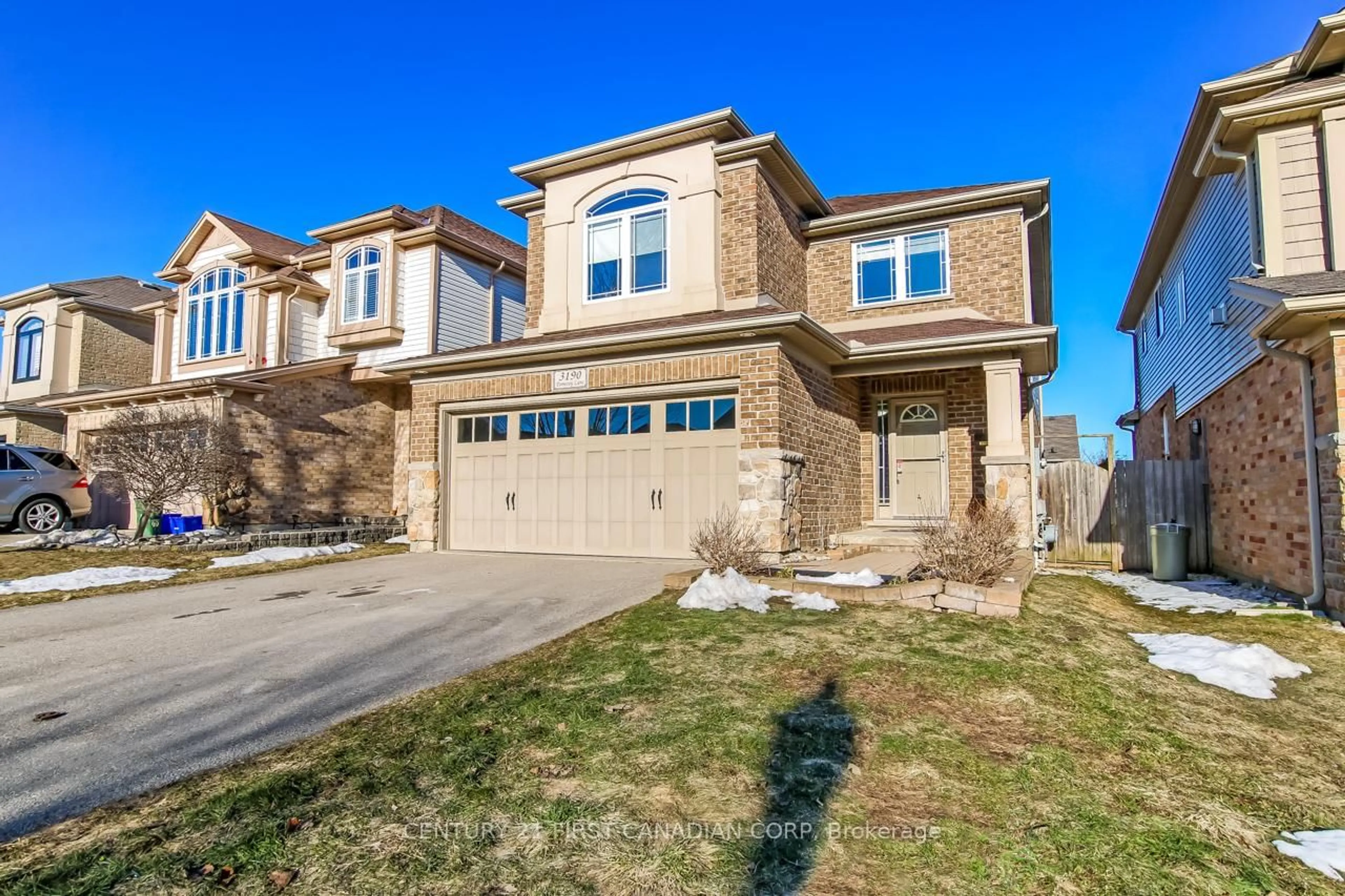 Home with brick exterior material, street for 3190 Pomeroy Lane, London South Ontario N6P 1V7