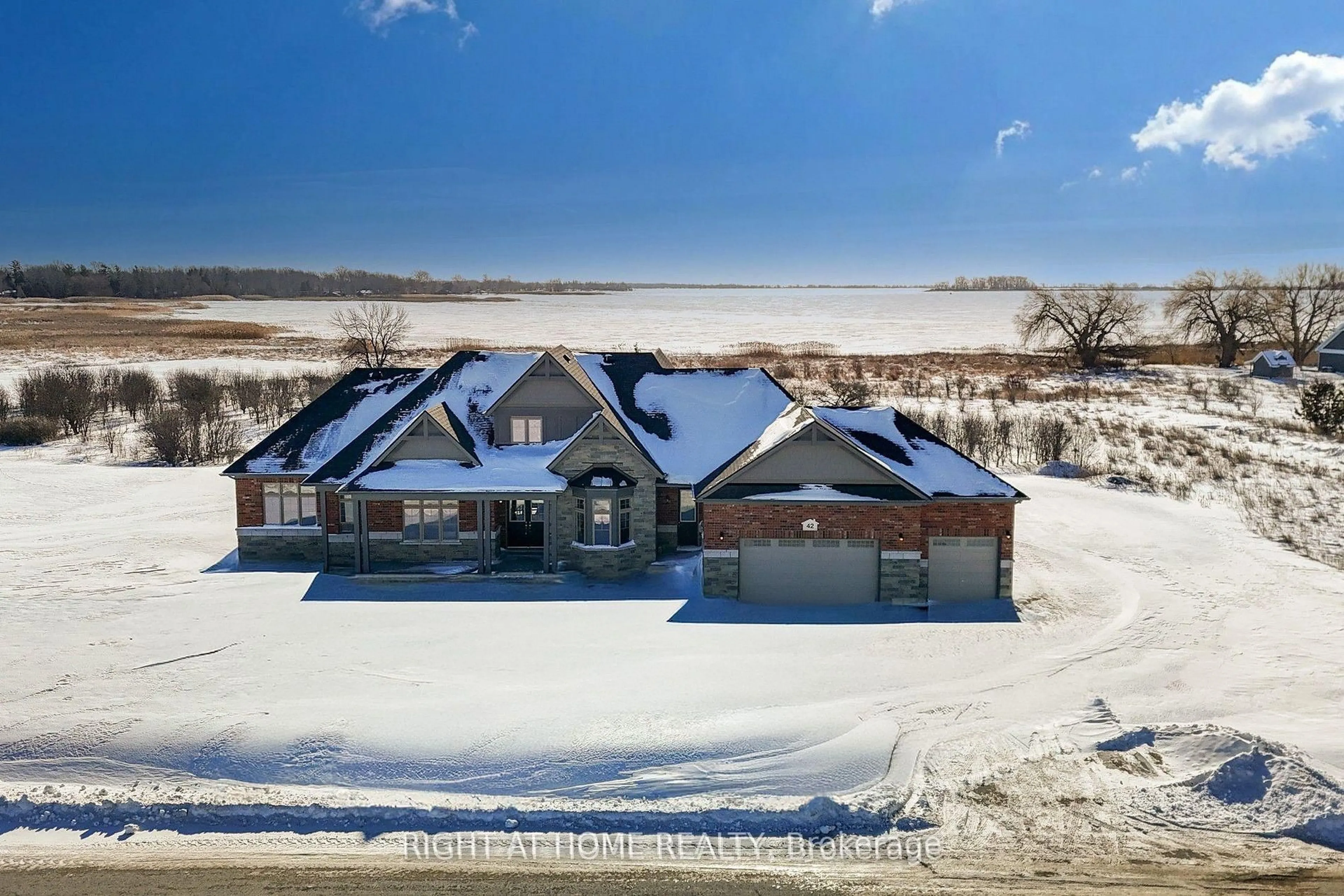 A pic from outside/outdoor area/front of a property/back of a property/a pic from drone, unknown for 42 Wellers Way, Quinte West Ontario K0K 1L0