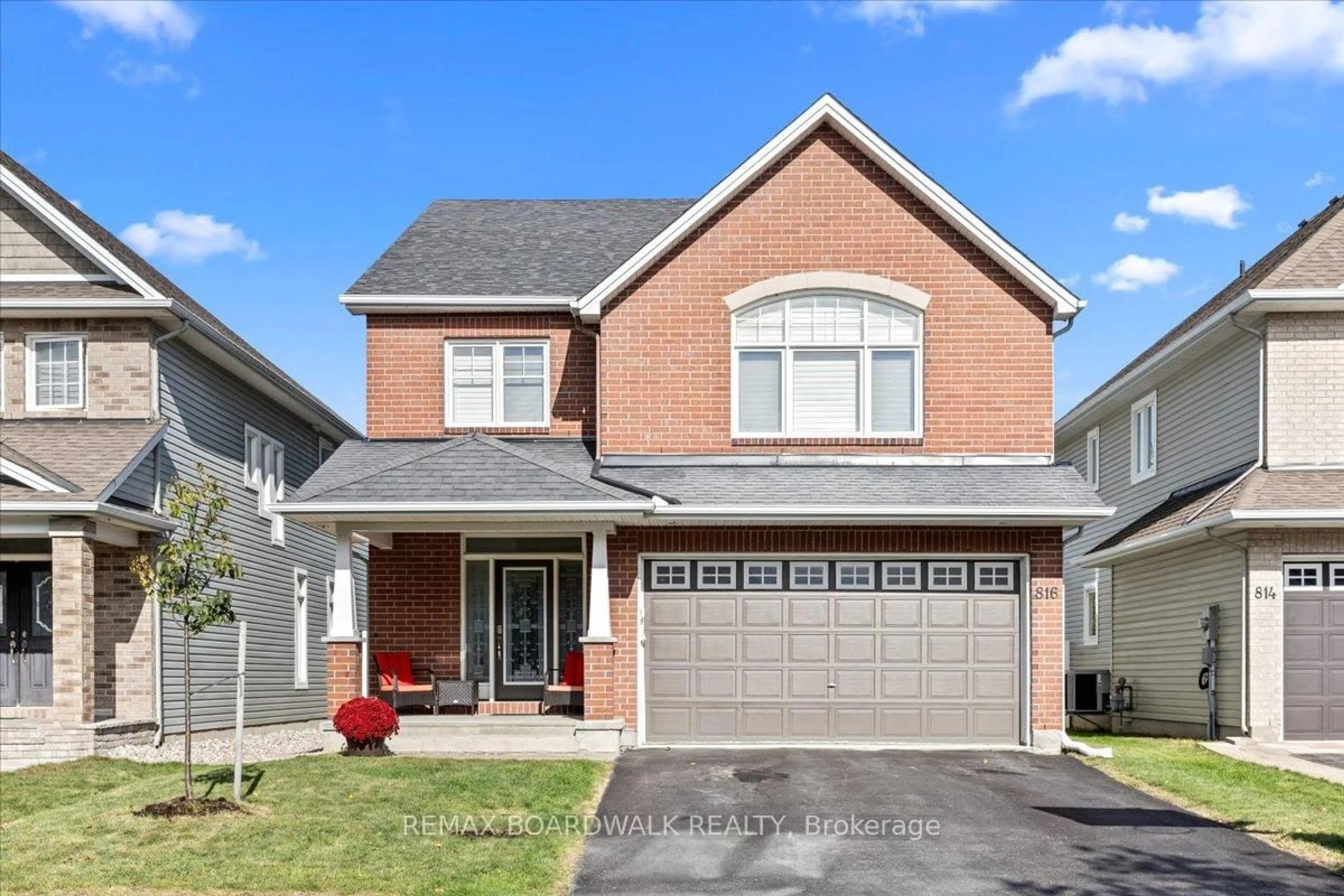 Home with brick exterior material, street for 816 Azure St, Orleans Ontario K4A 0T7