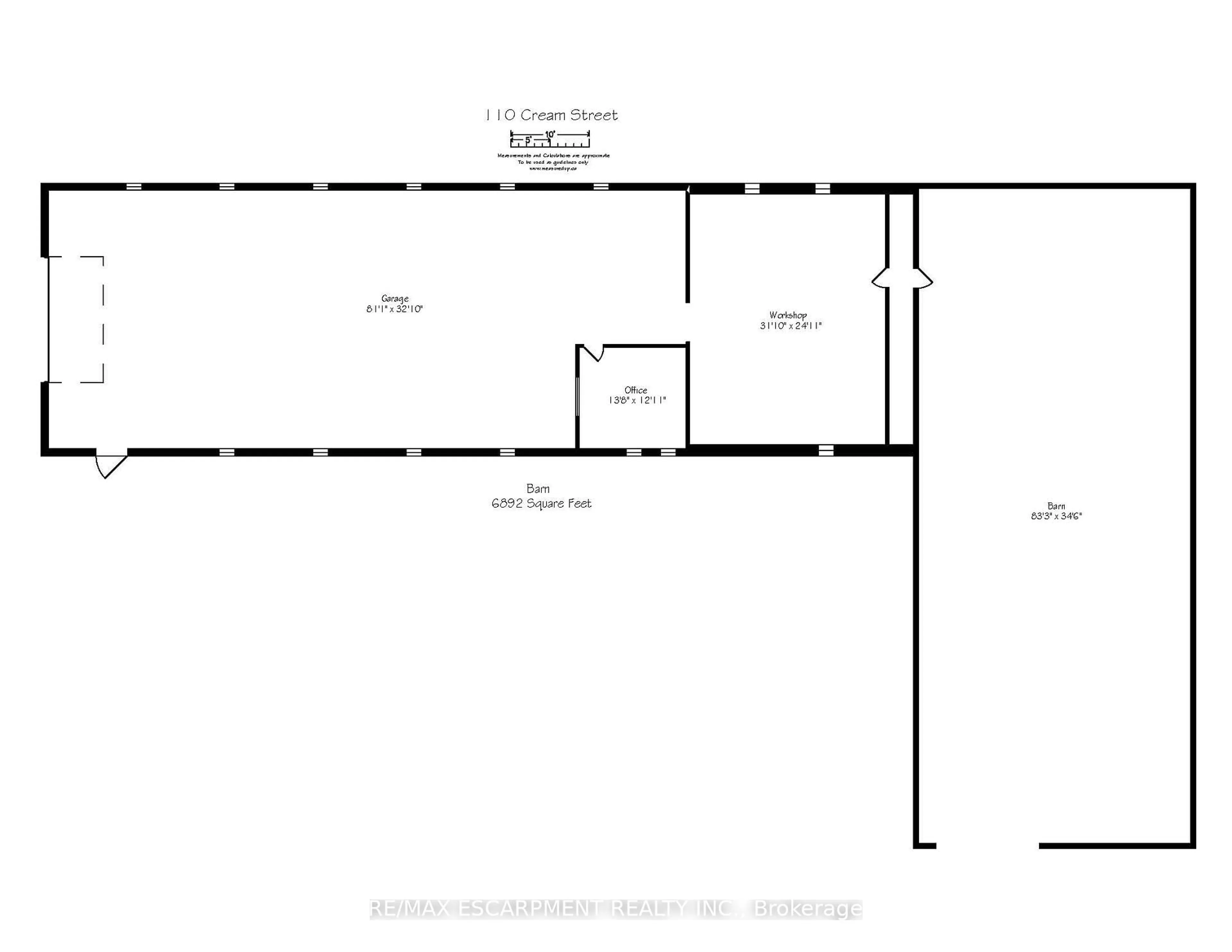 Floor plan for 110 Cream St, Pelham Ontario L0S 1C0
