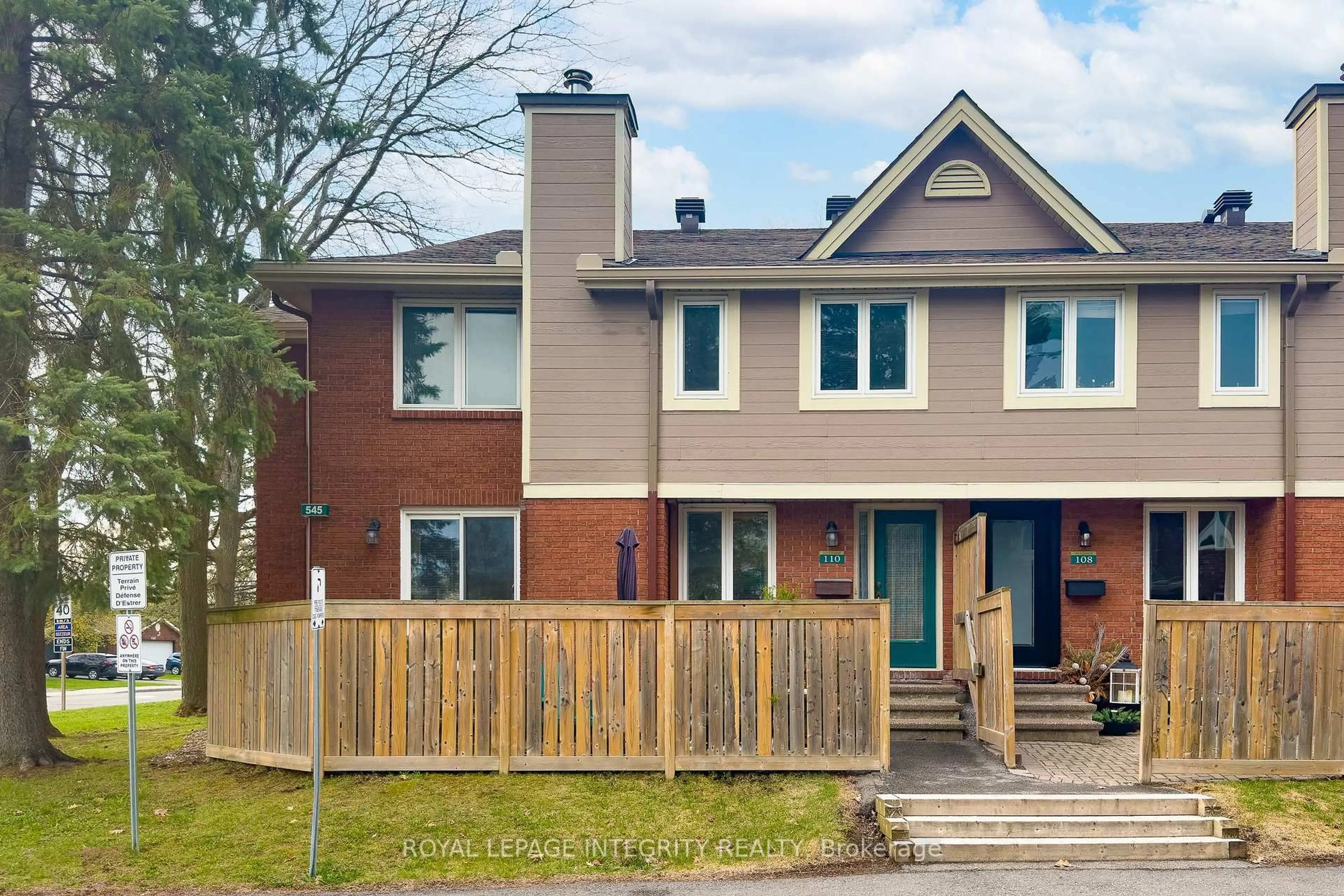 Home with brick exterior material, street for 545 Canteval Terr #110, Ottawa Ontario K4A 2E4