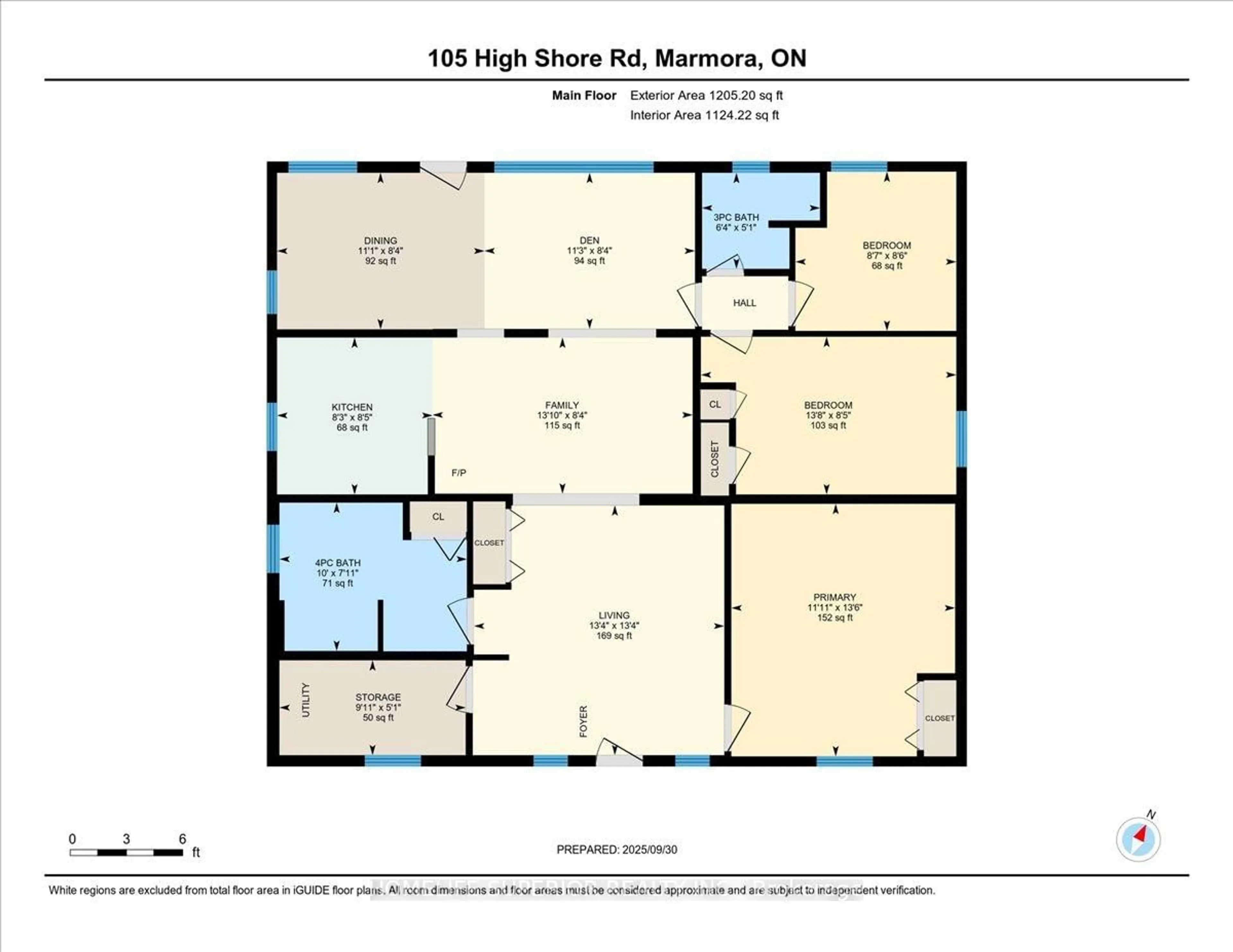Floor plan for 105 High Shore Rd, Limoges Ontario K0K 2M0