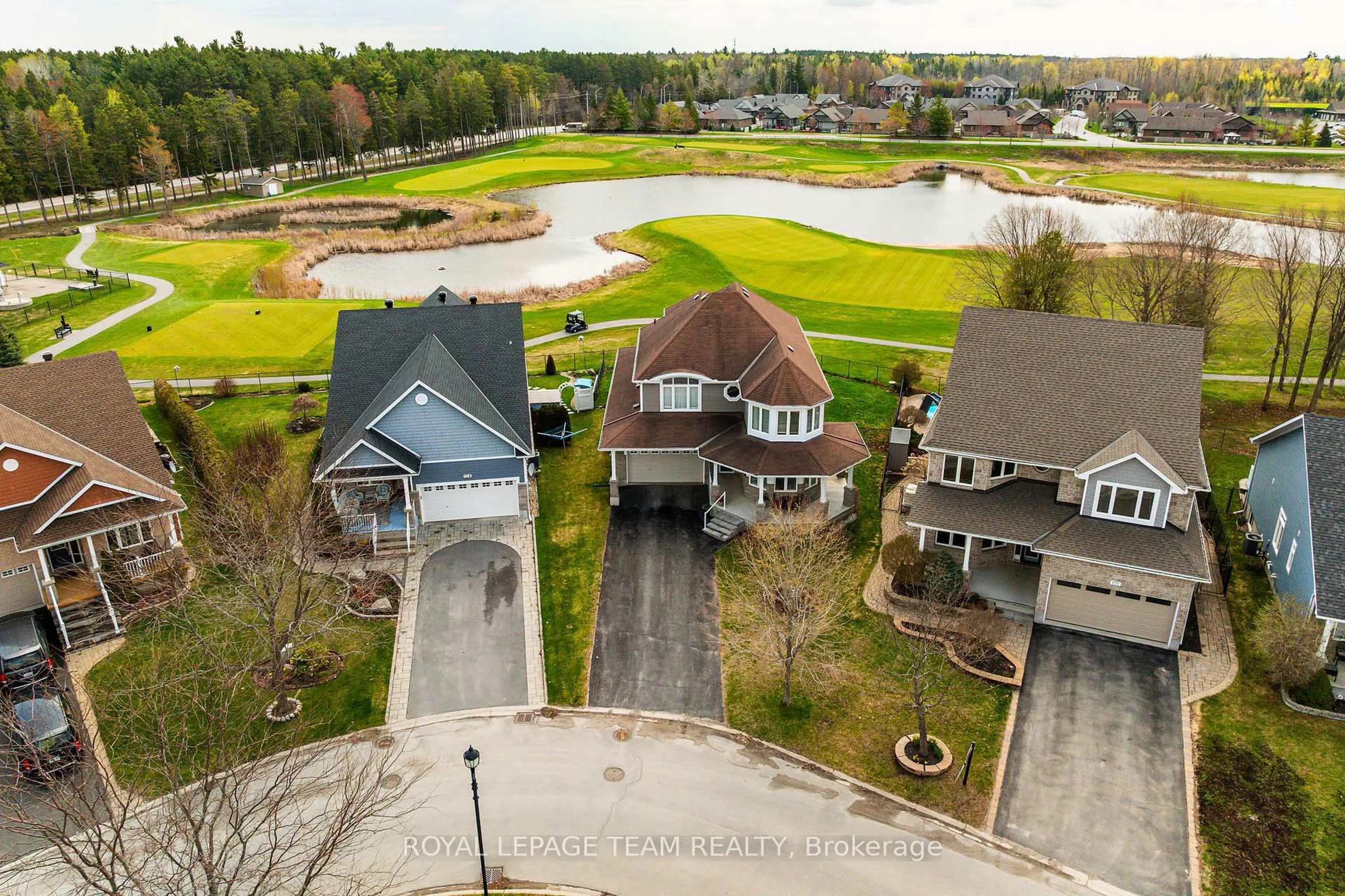 A pic from outside/outdoor area/front of a property/back of a property/a pic from drone, water/lake/river/ocean view for 170 Bonnyley Cres, North Grenville Ontario K0G 1J0