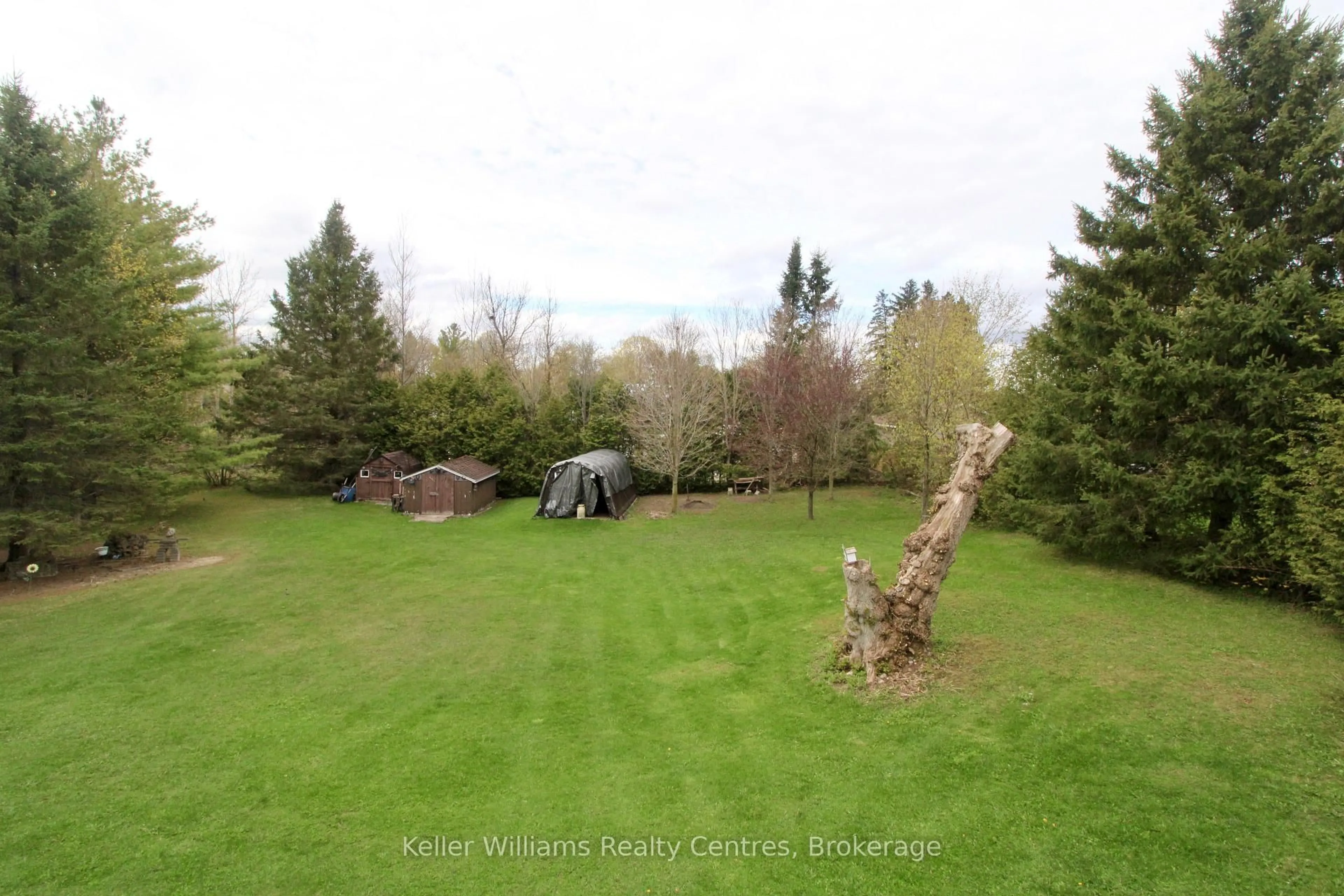 A pic from outside/outdoor area/front of a property/back of a property/a pic from drone, forest/trees view for 150 Douglas St, West Grey Ontario N0G 1R0