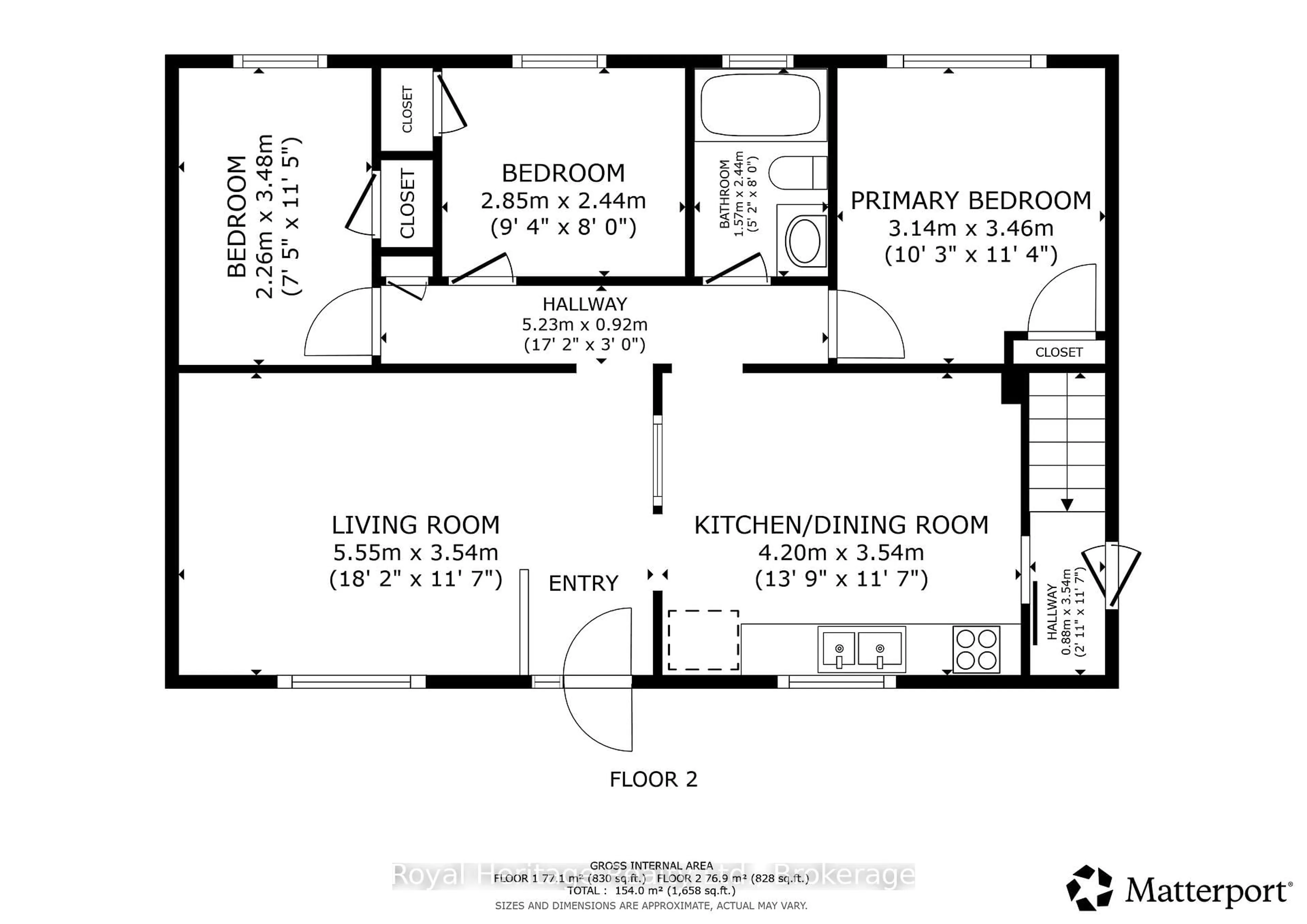 Floor plan for 60 St. Patrick St, Kawartha Lakes Ontario K9V 1R5