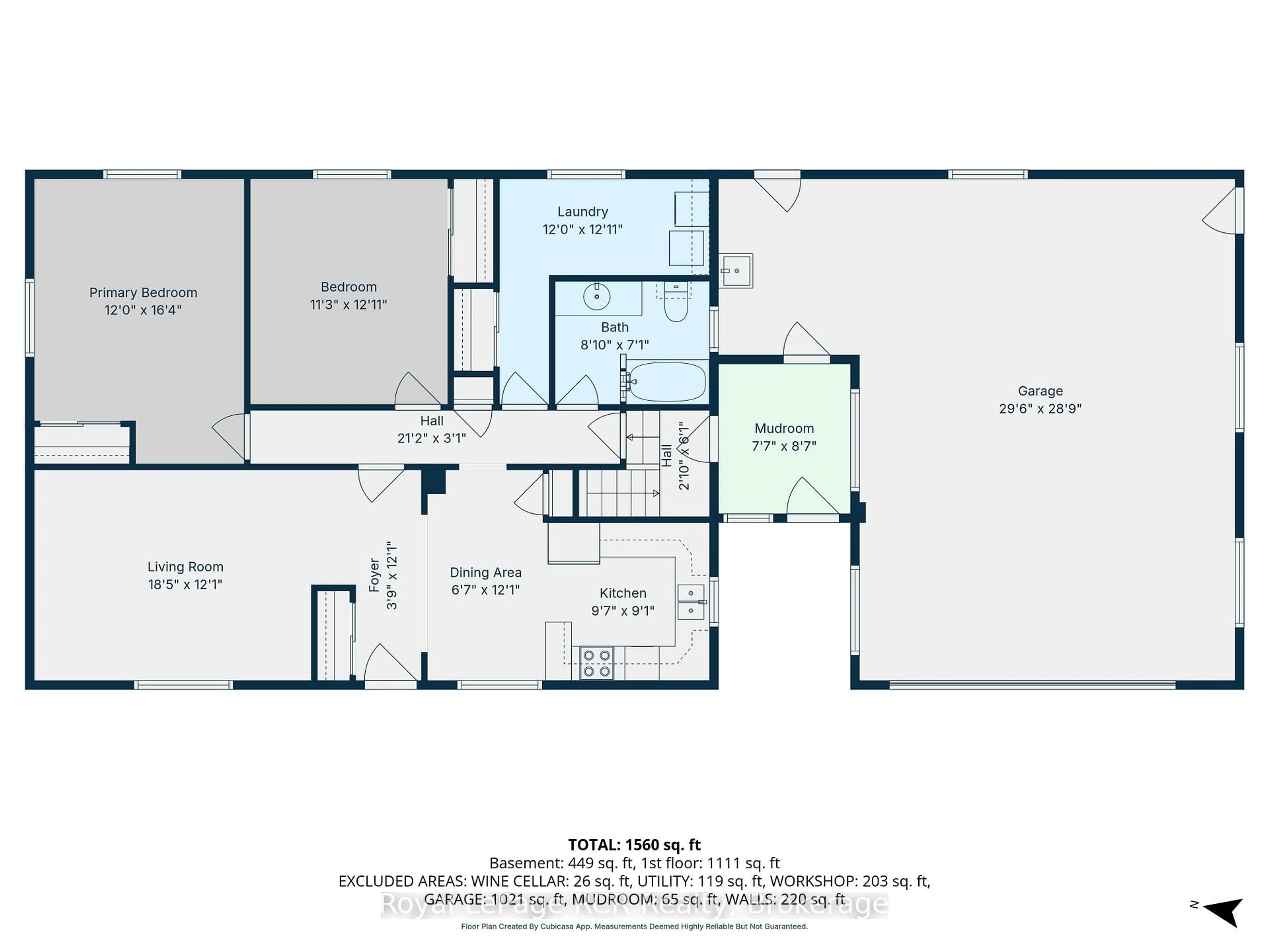 Floor plan for 281 13th Ave, Hanover Ontario N4N 2V9