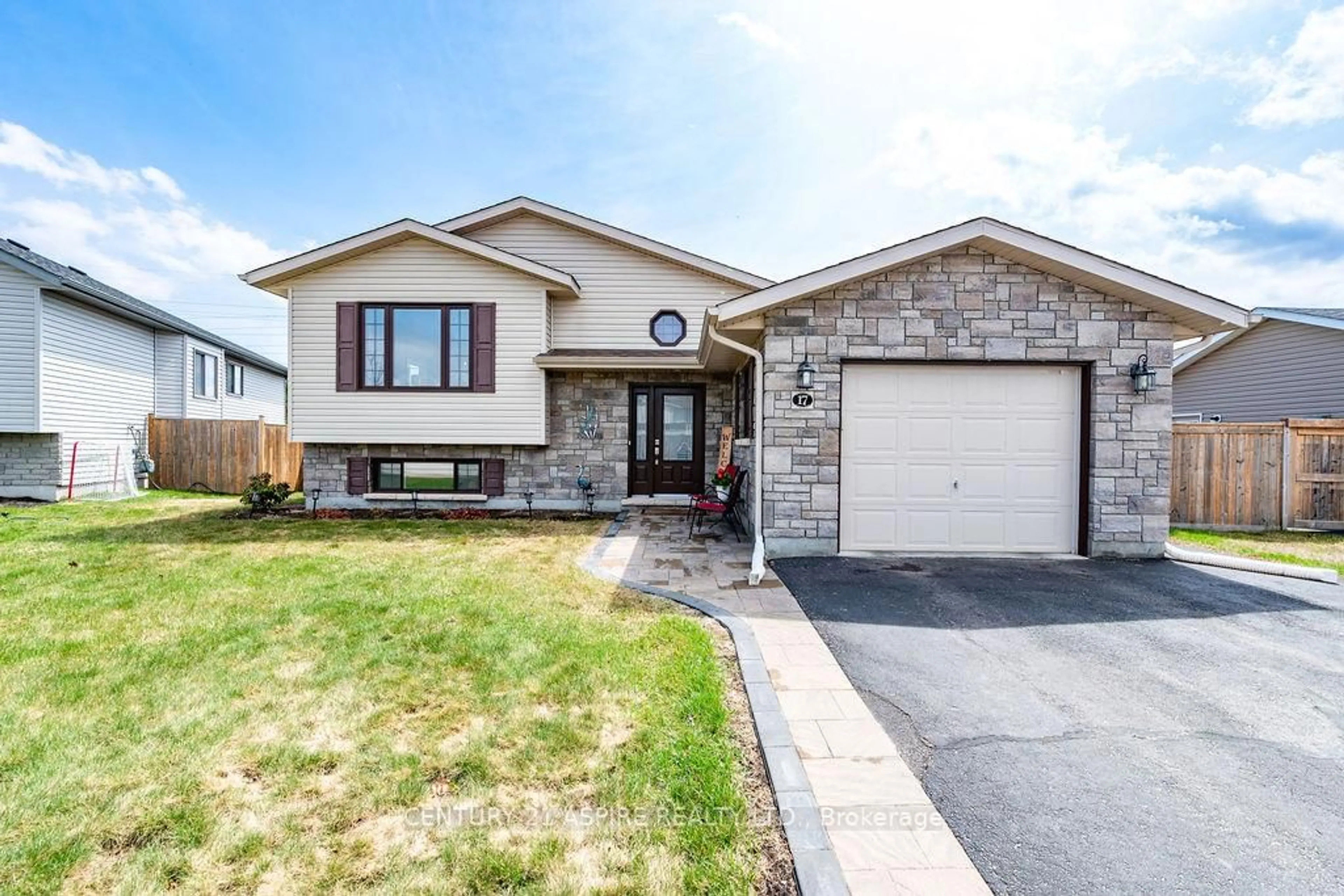 Home with brick exterior material, street for 17 Newport Dr, Petawawa Ontario K8H 0C9