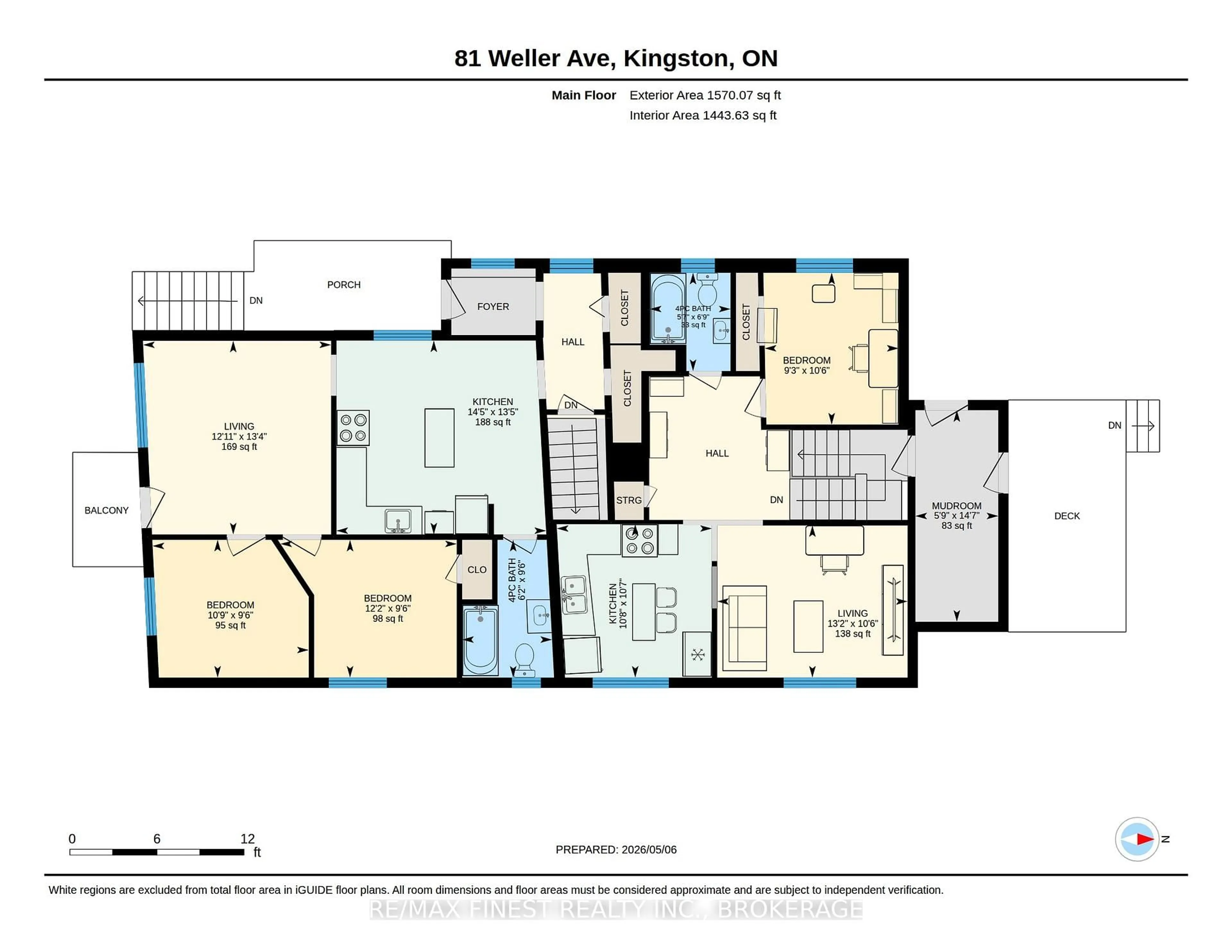 Floor plan for 81 Weller Ave, Kingston Ontario K7K 2T4
