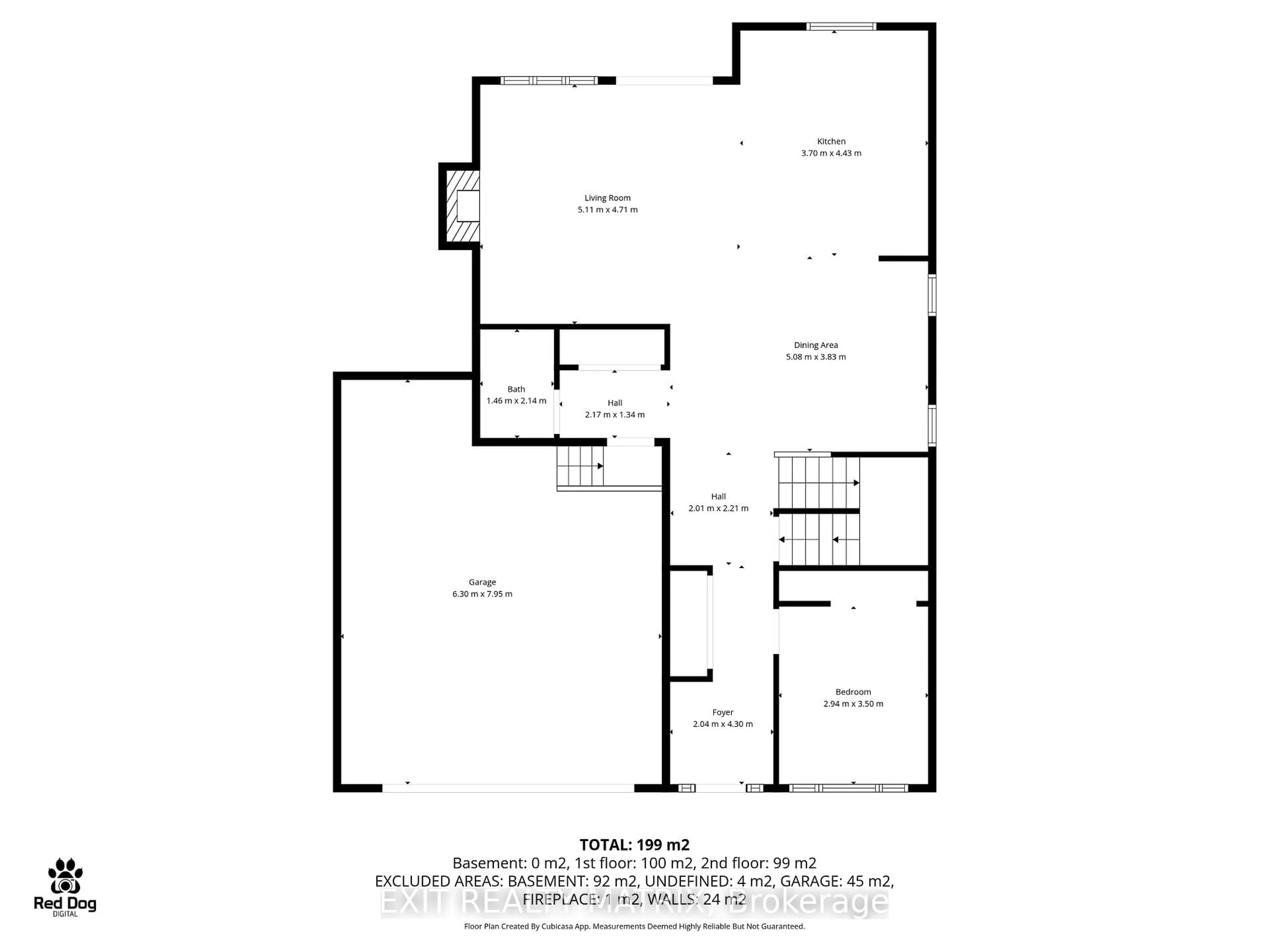Floor plan for 657 Conservation St, Casselman Ontario K0A 1W0