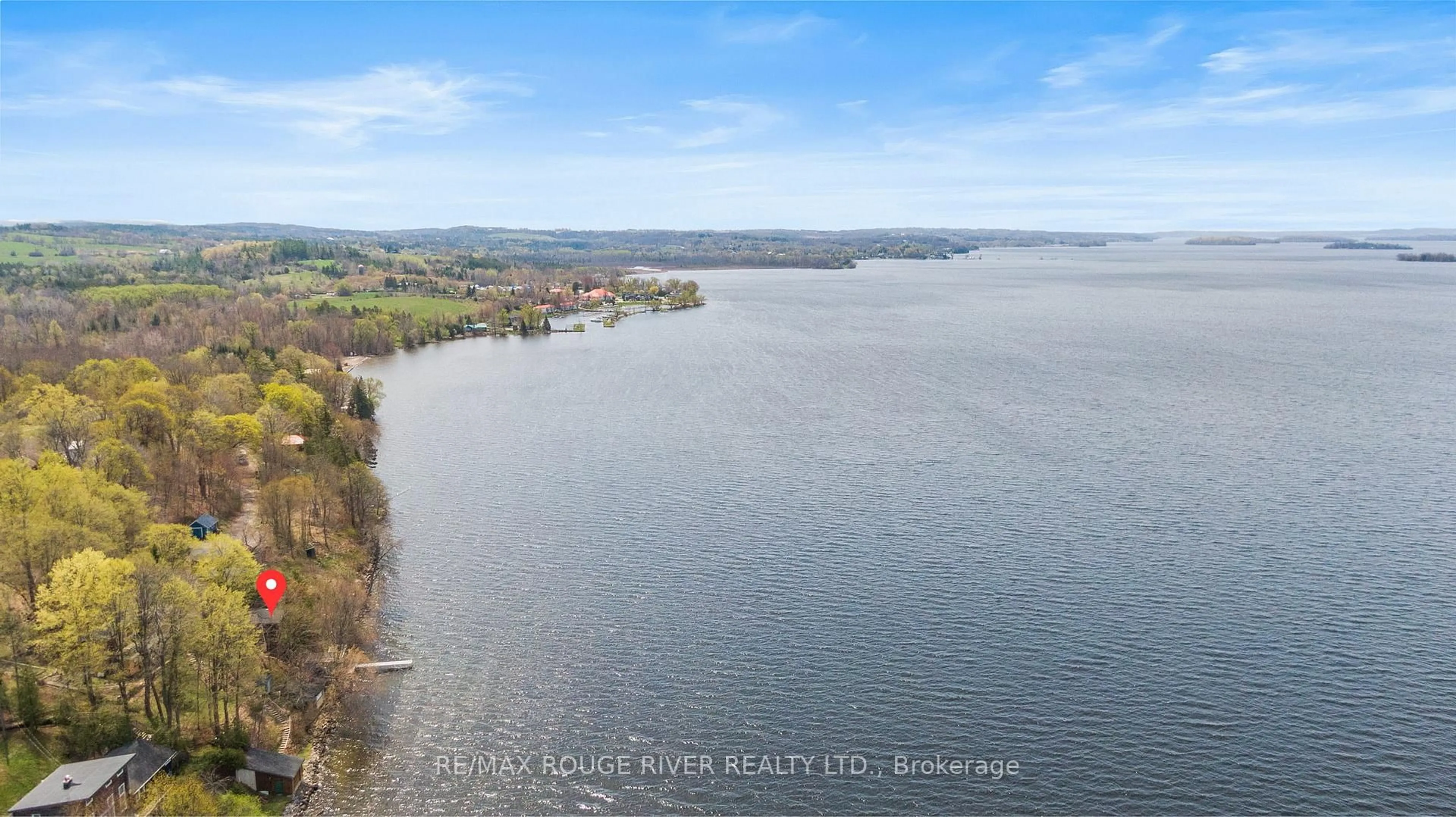 A pic from outside/outdoor area/front of a property/back of a property/a pic from drone, water/lake/river/ocean view for 7276 County Rd 18 Rd, Alnwick/Haldimand Ontario K0K 2X0