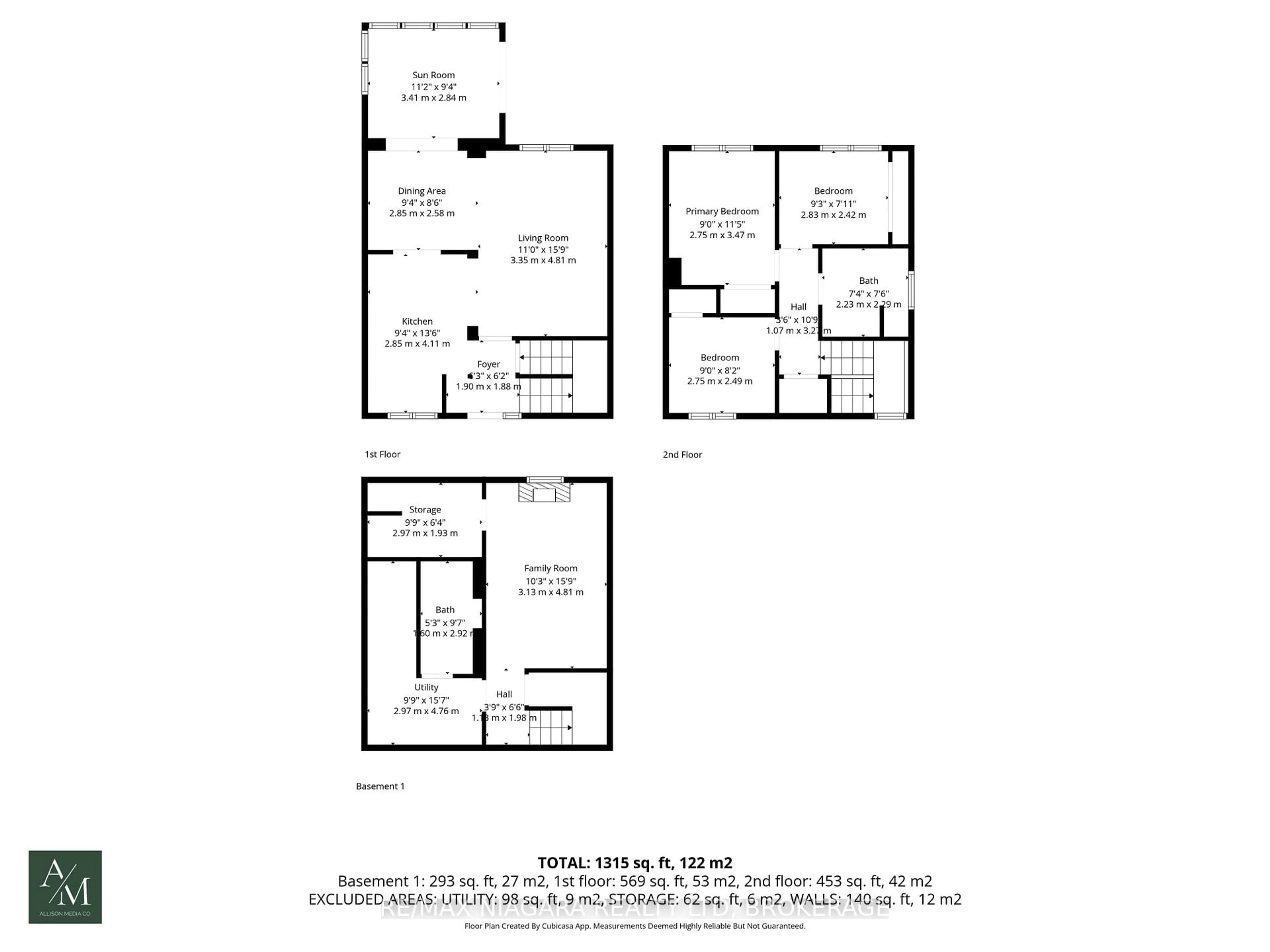 Floor plan for 75 Berrisfield Cres, Hamilton Ontario L8T 4X1