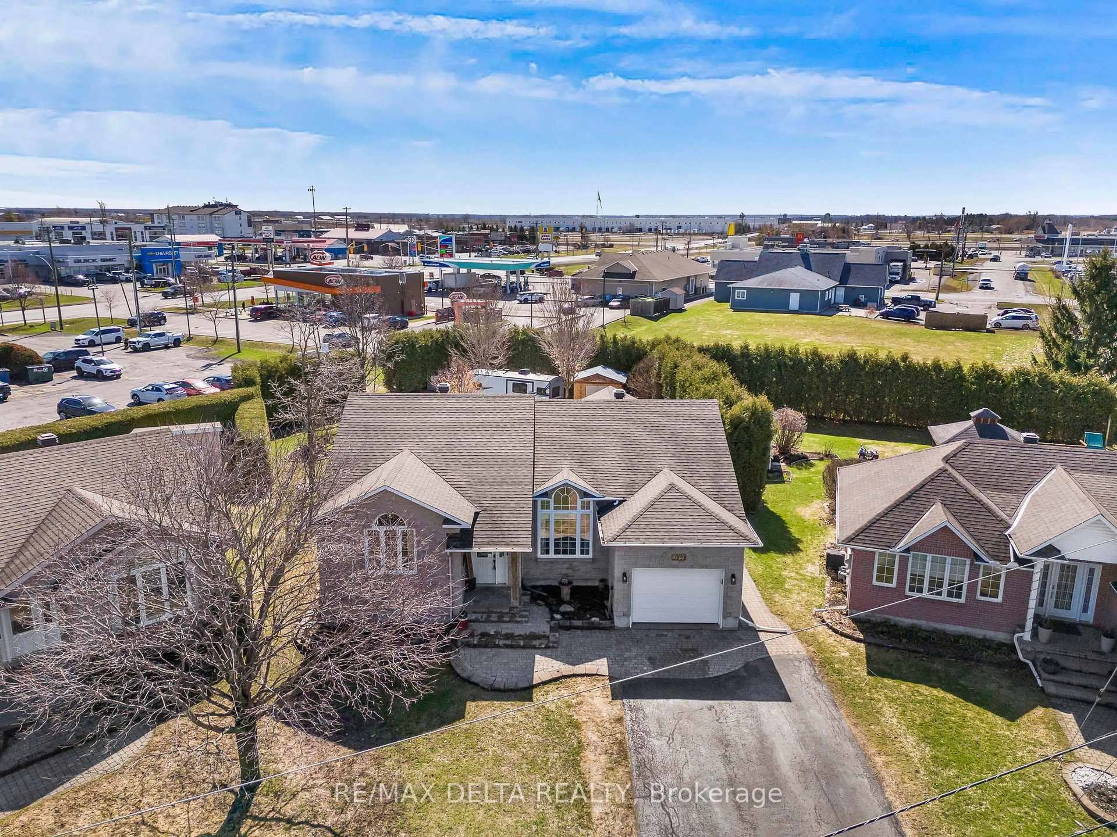 A pic from outside/outdoor area/front of a property/back of a property/a pic from drone, water/lake/river/ocean view for 677 Ste Marie St, Casselman Ontario K0A 1M0