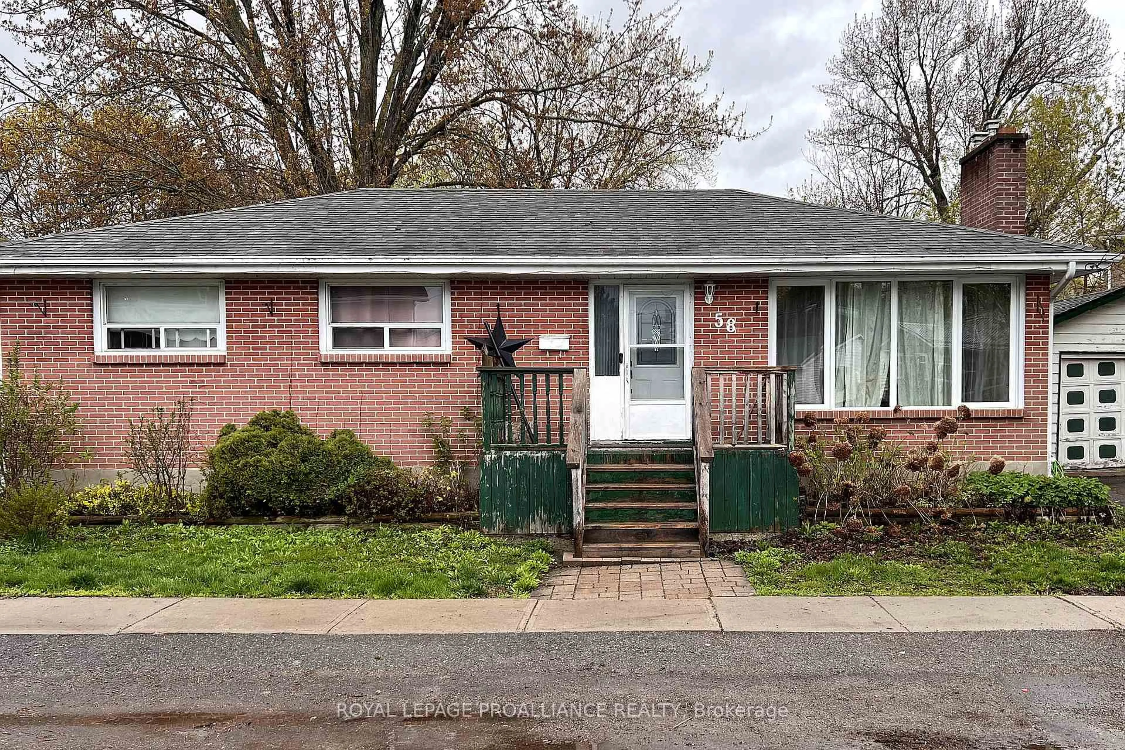 Home with brick exterior material, street for 58 Ponton St, Belleville Ontario K8P 3T6