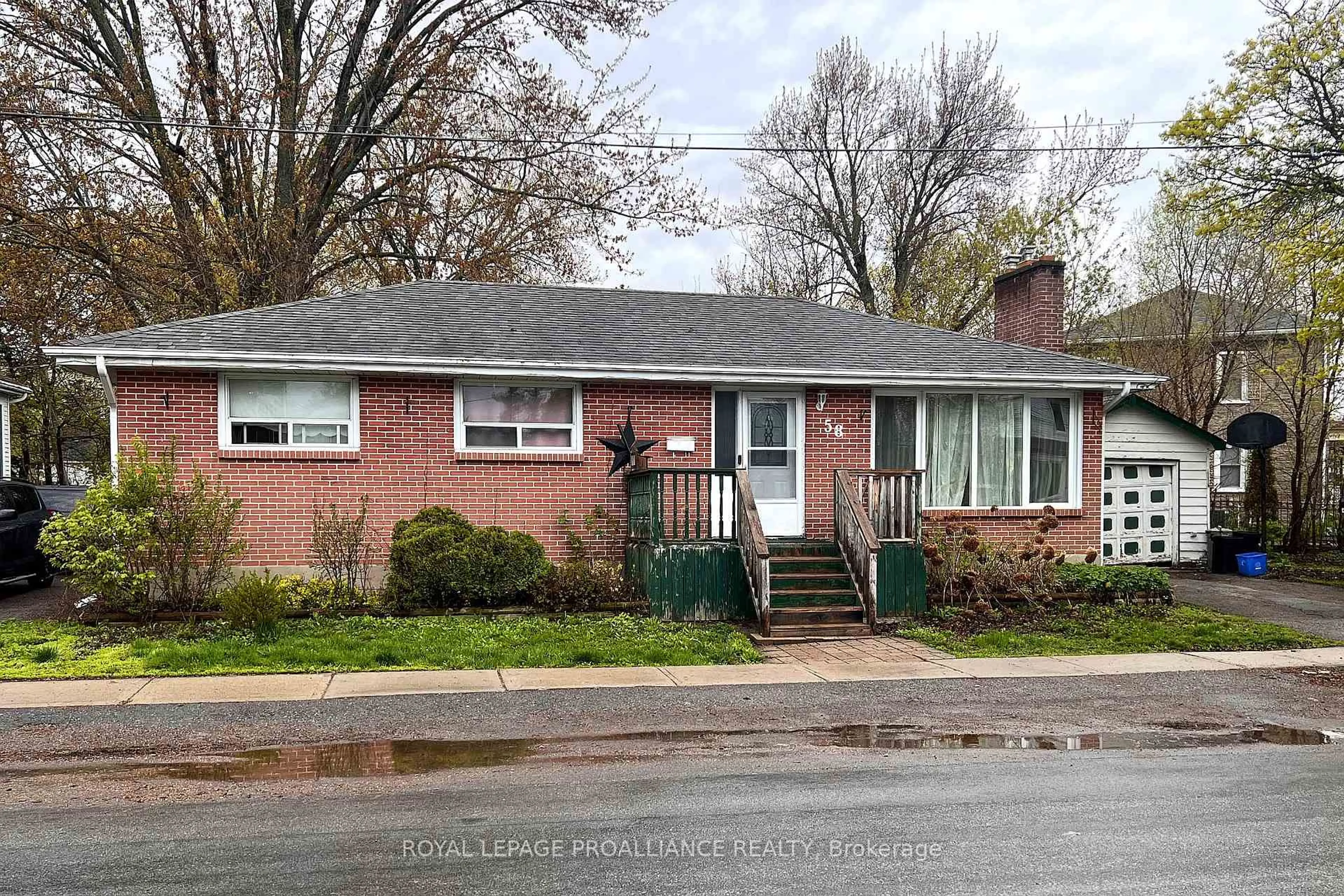 Home with brick exterior material, street for 58 Ponton St, Belleville Ontario K8P 3T6