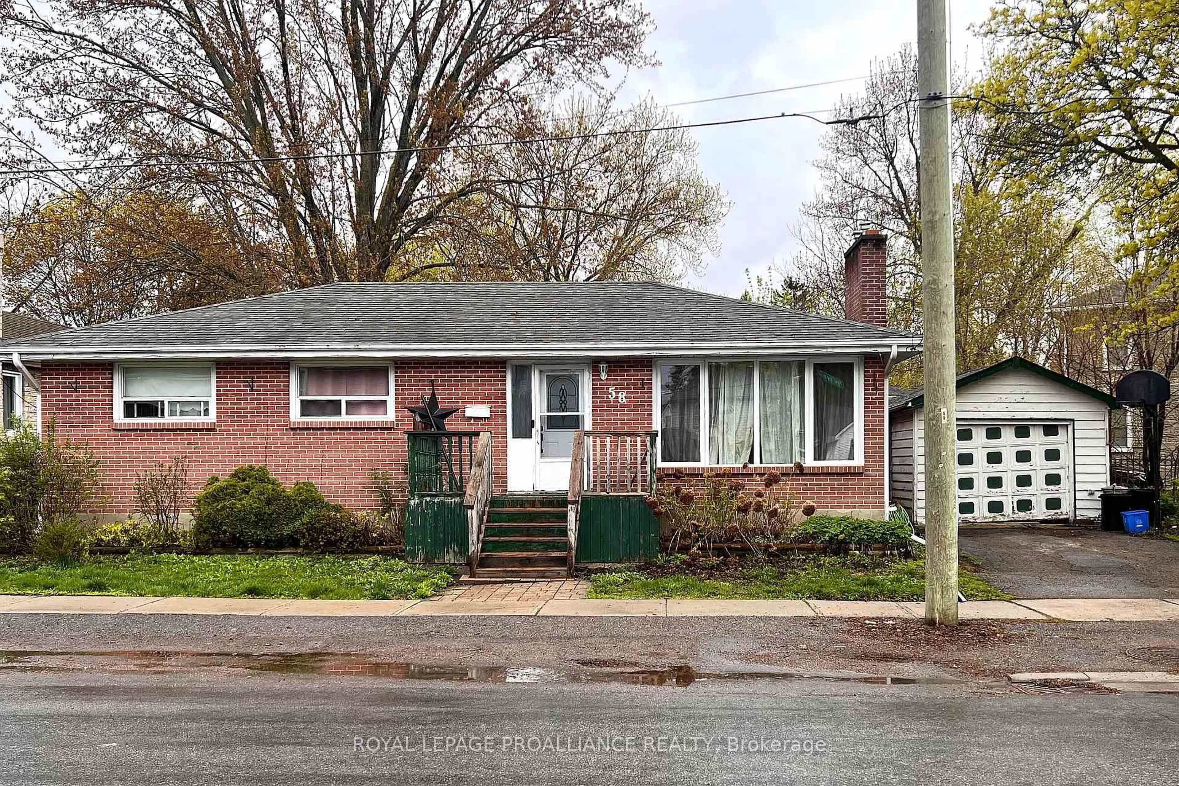 Home with brick exterior material, street for 58 Ponton St, Belleville Ontario K8P 3T6