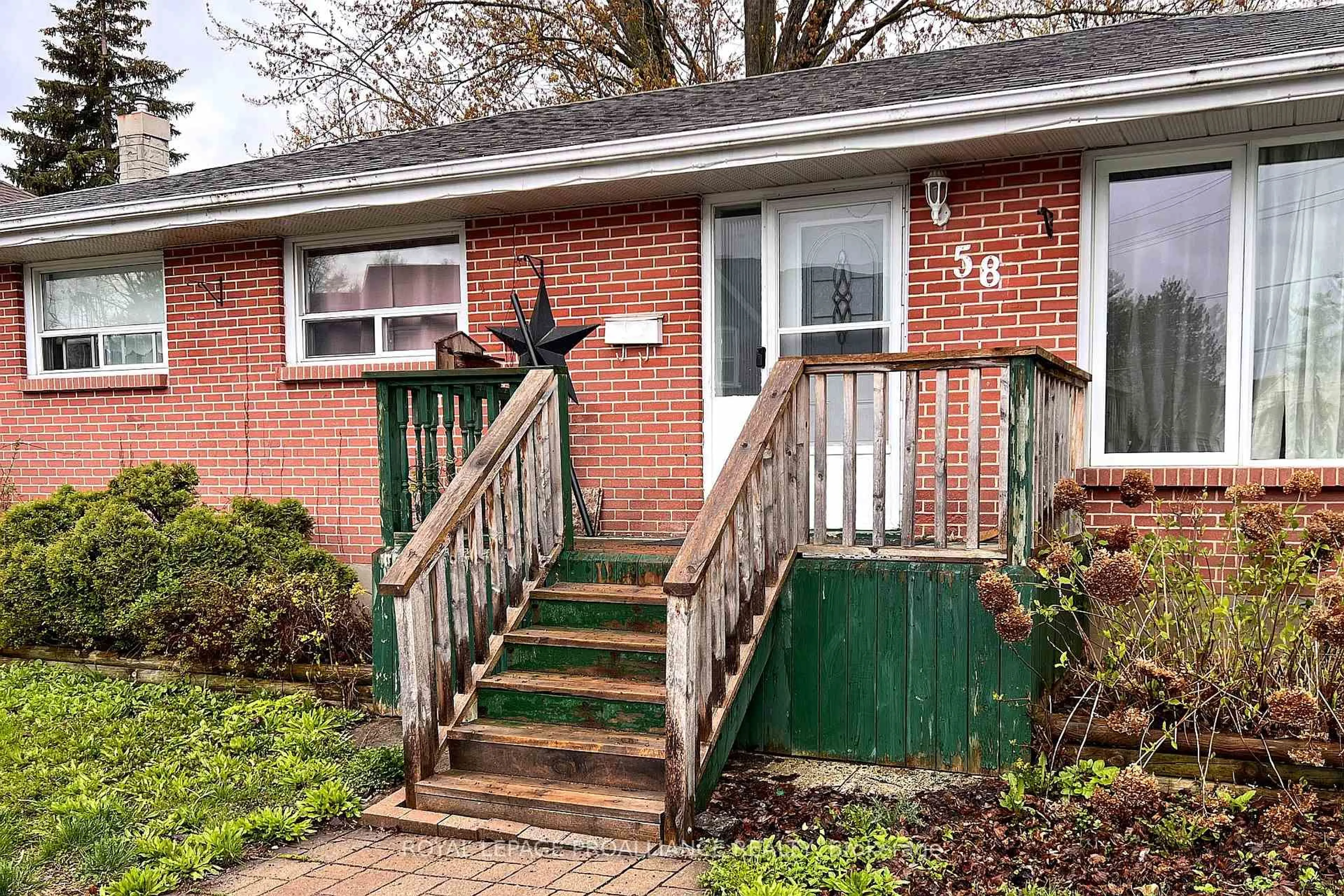 Home with brick exterior material, street for 58 Ponton St, Belleville Ontario K8P 3T6