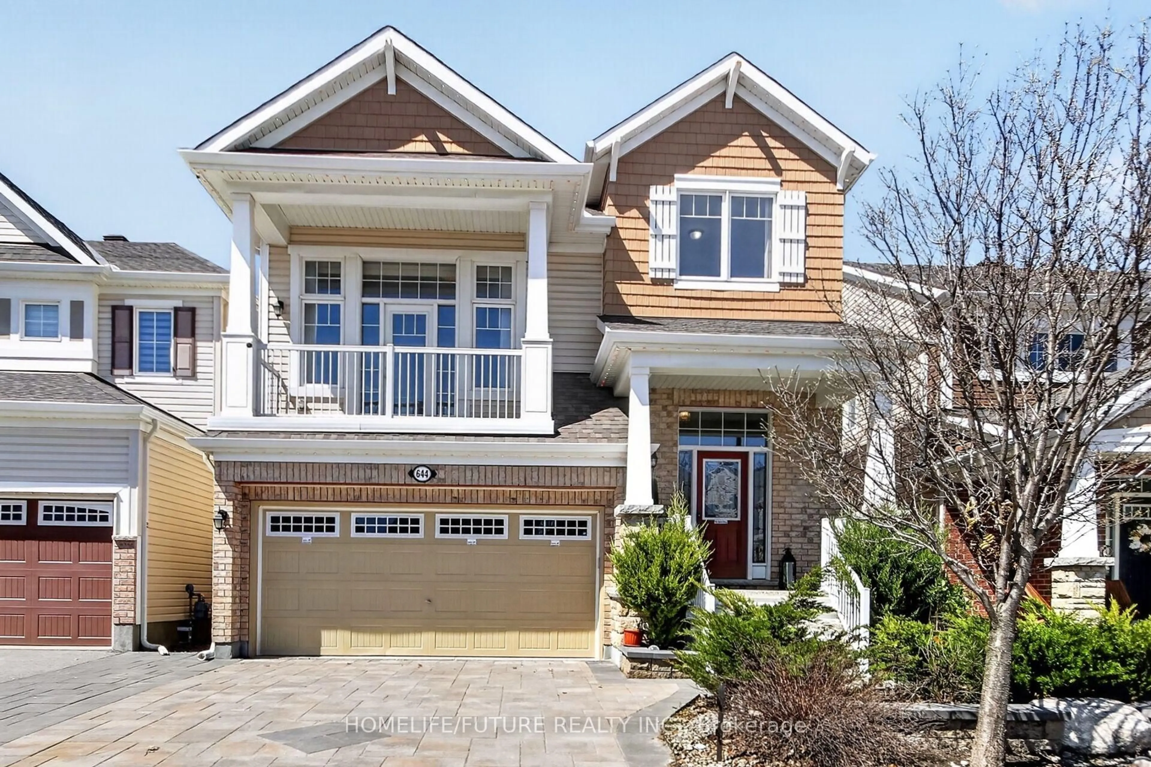 Home with brick exterior material, street for 644 Dundonald Dr, Ottawa Ontario K2J 6C6