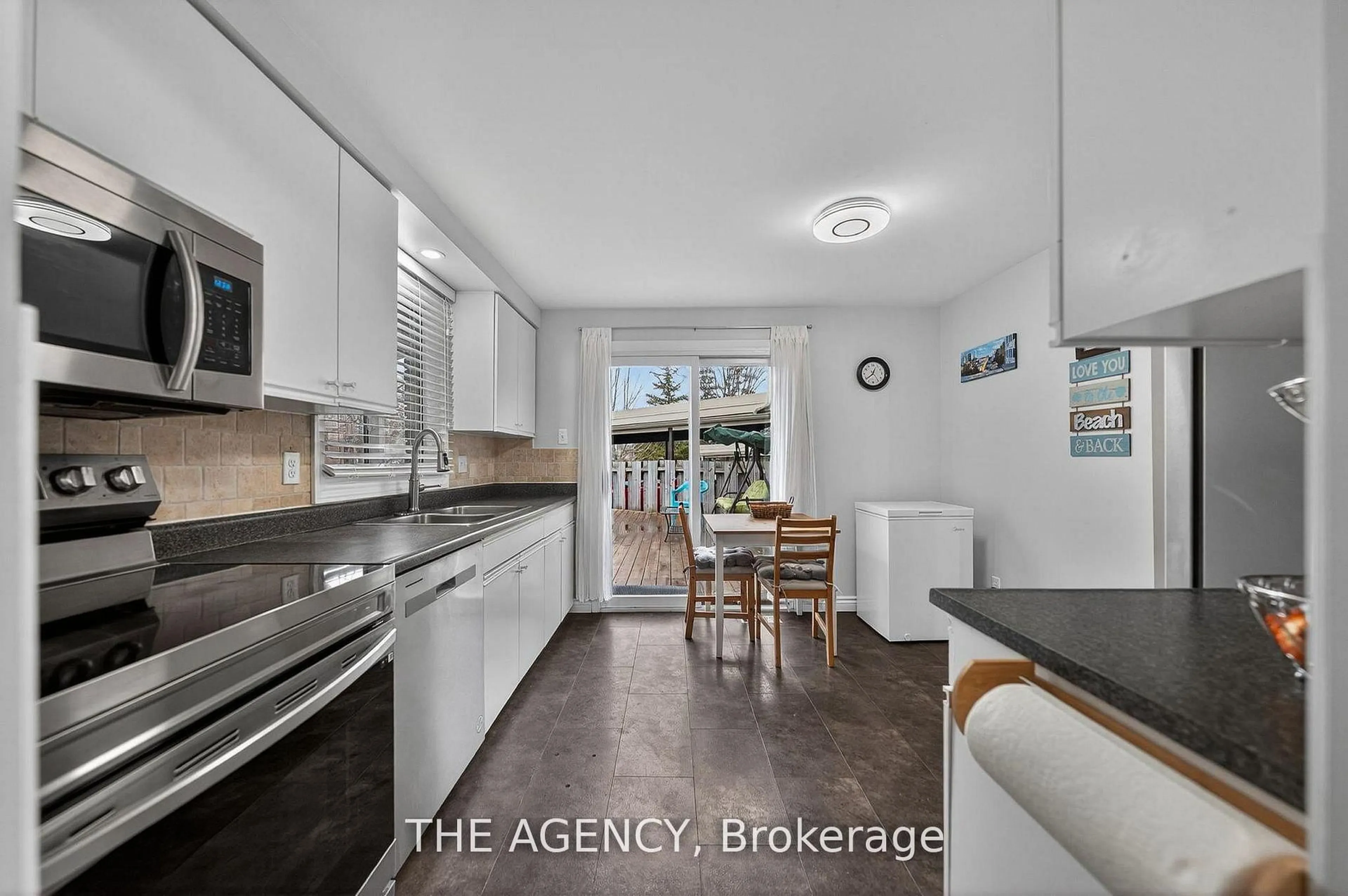 Open concept kitchen, ceramic/tile floor for 415 Morgan Ave #8, Kitchener Ontario N2A 2V6