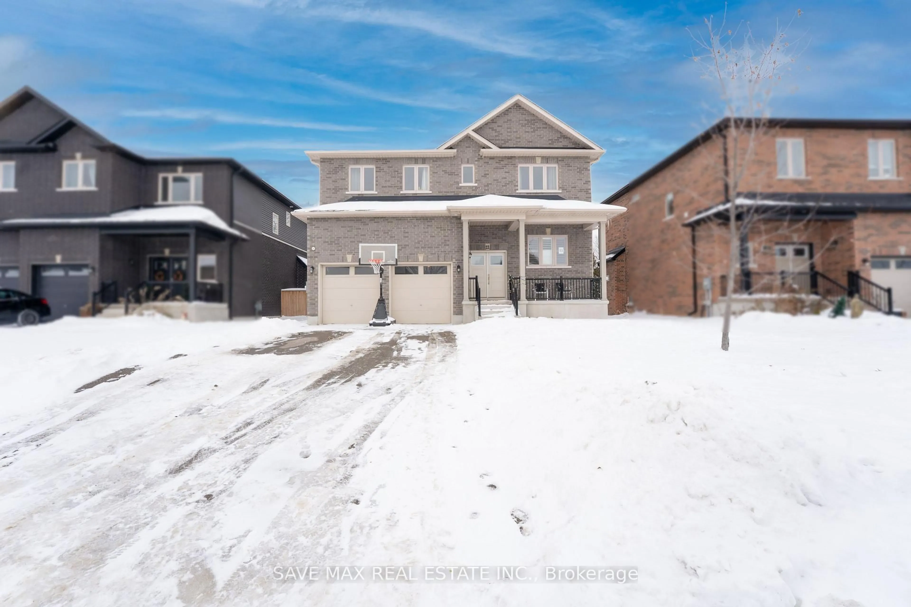 A pic from outside/outdoor area/front of a property/back of a property/a pic from drone, street for 11 Peterson St, Blandford-Blenheim Ontario N0J 1G0