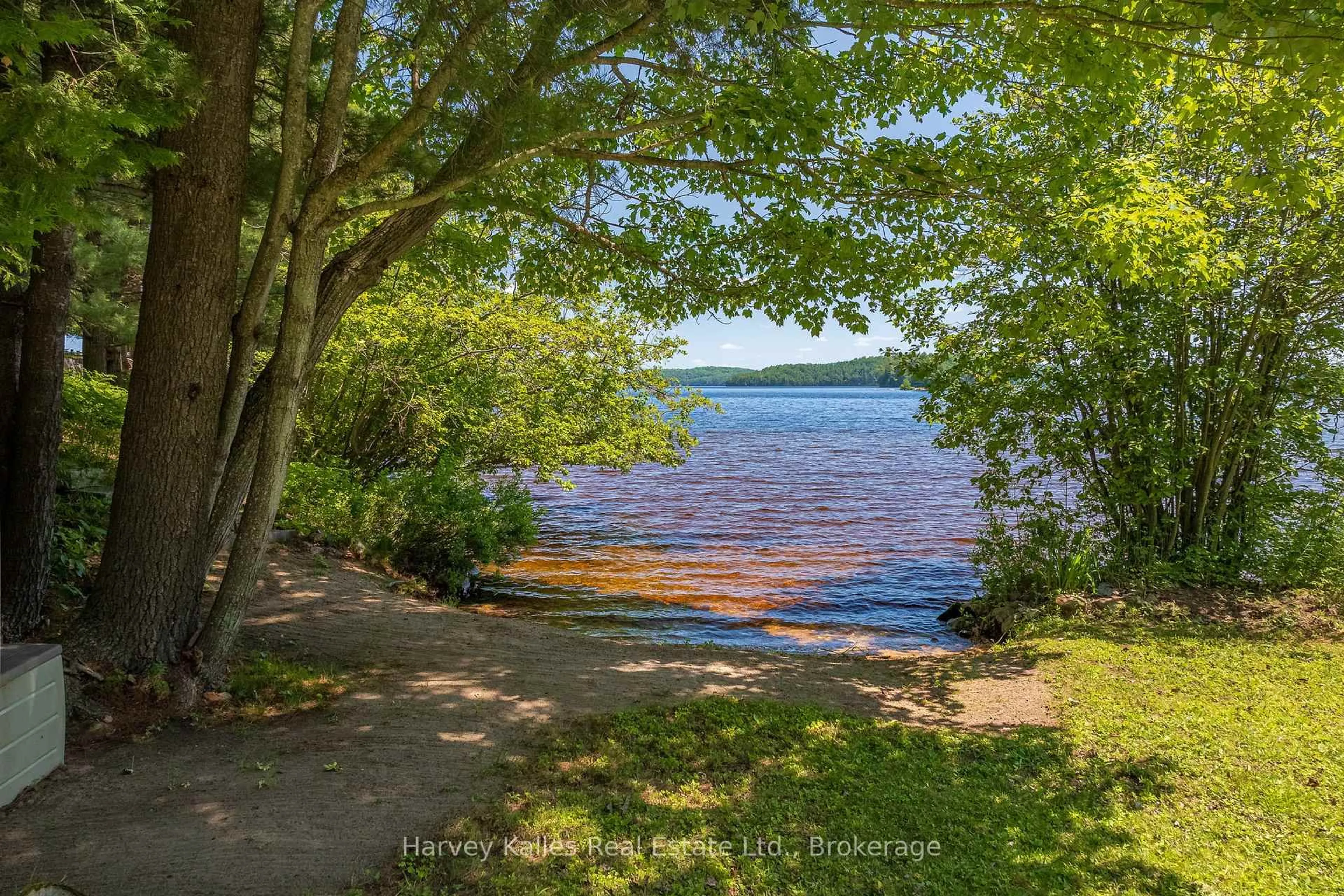 Patio, water/lake/river/ocean view for 3661 South Portage Rd, Huntsville Ontario P1H 2J3