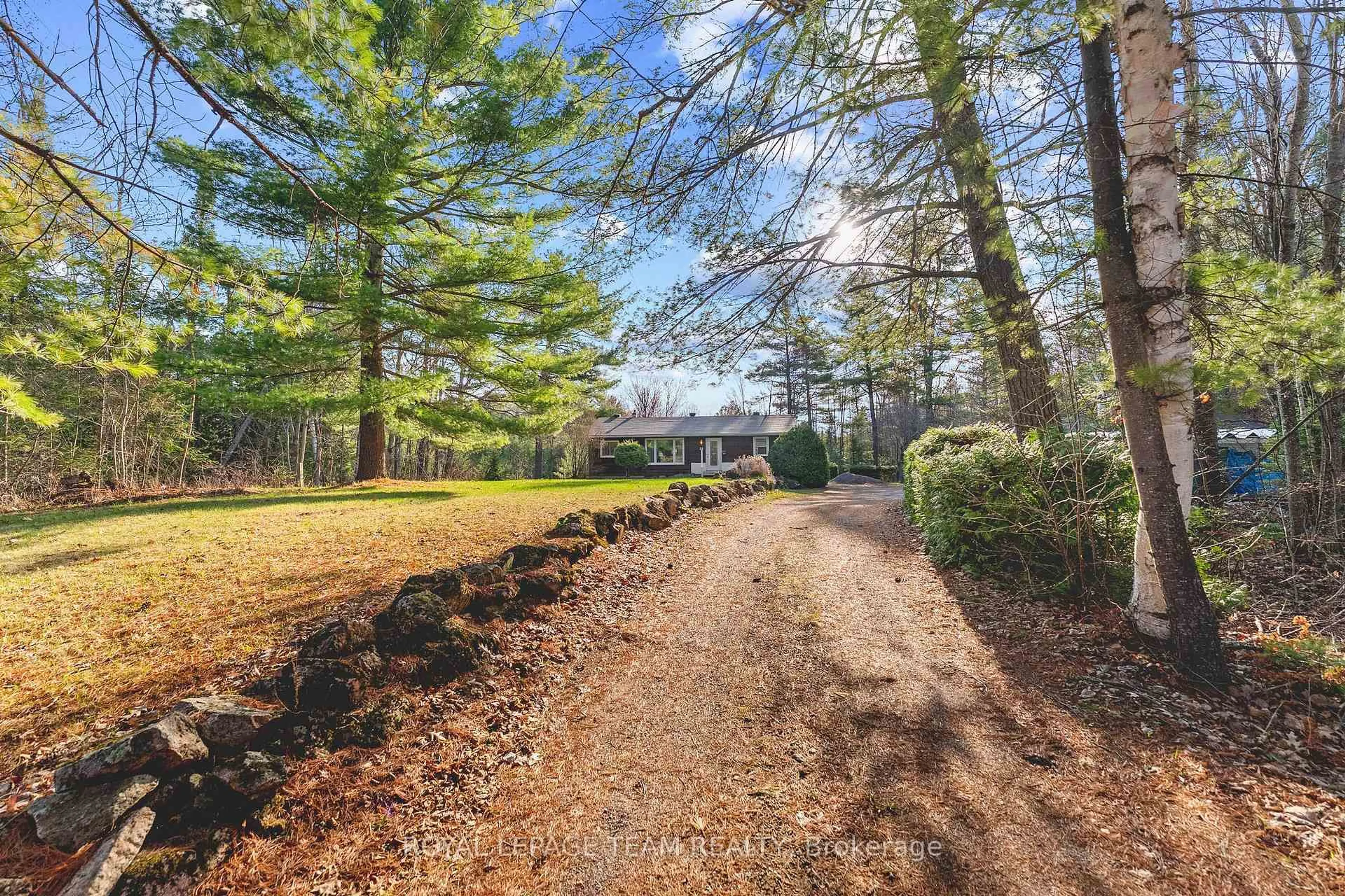 A pic from outside/outdoor area/front of a property/back of a property/a pic from drone, forest/trees view for 31 MANNING Rd, Eganville Ontario K0J 1T0