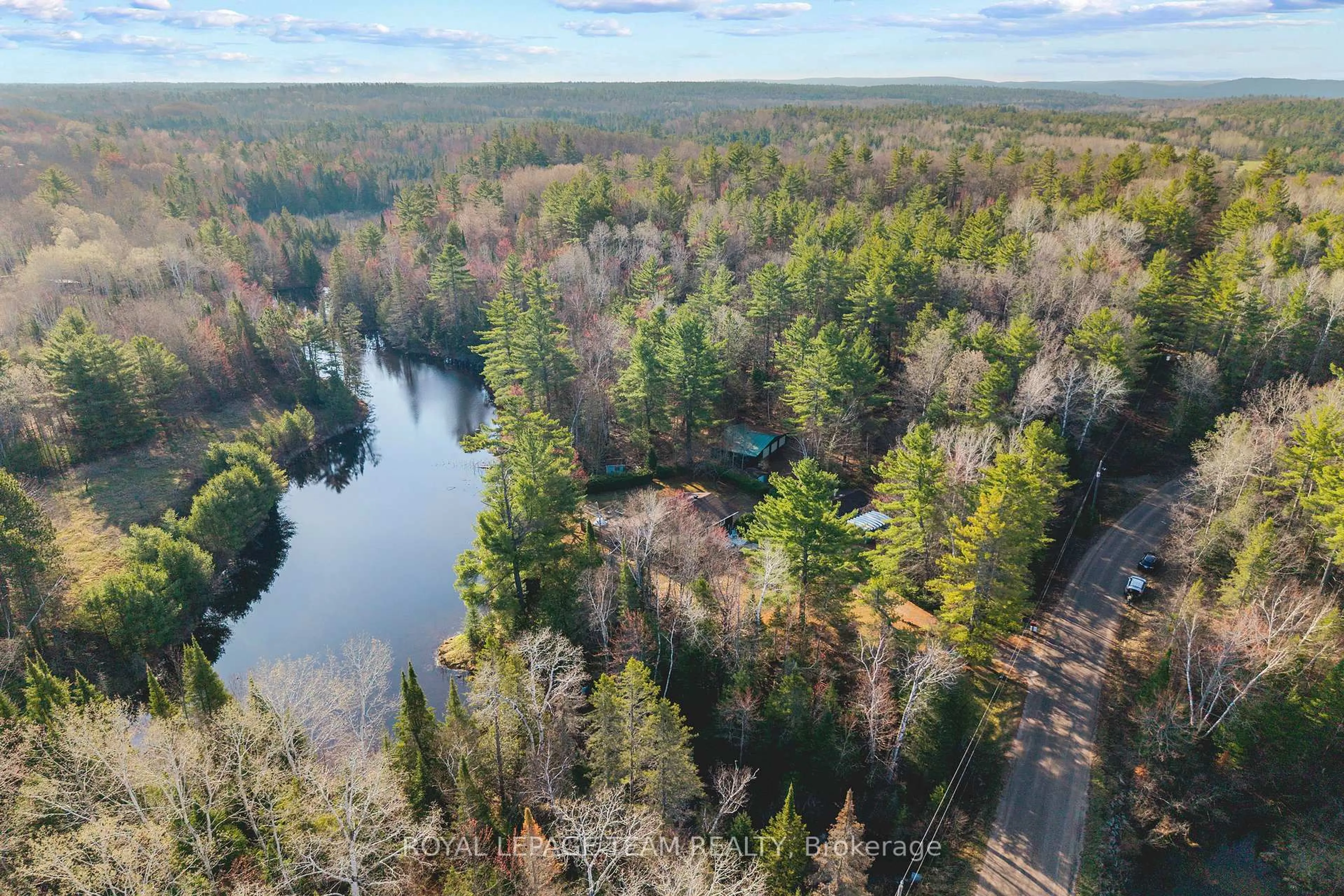 A pic from outside/outdoor area/front of a property/back of a property/a pic from drone, water/lake/river/ocean view for 31 MANNING Rd, Eganville Ontario K0J 1T0