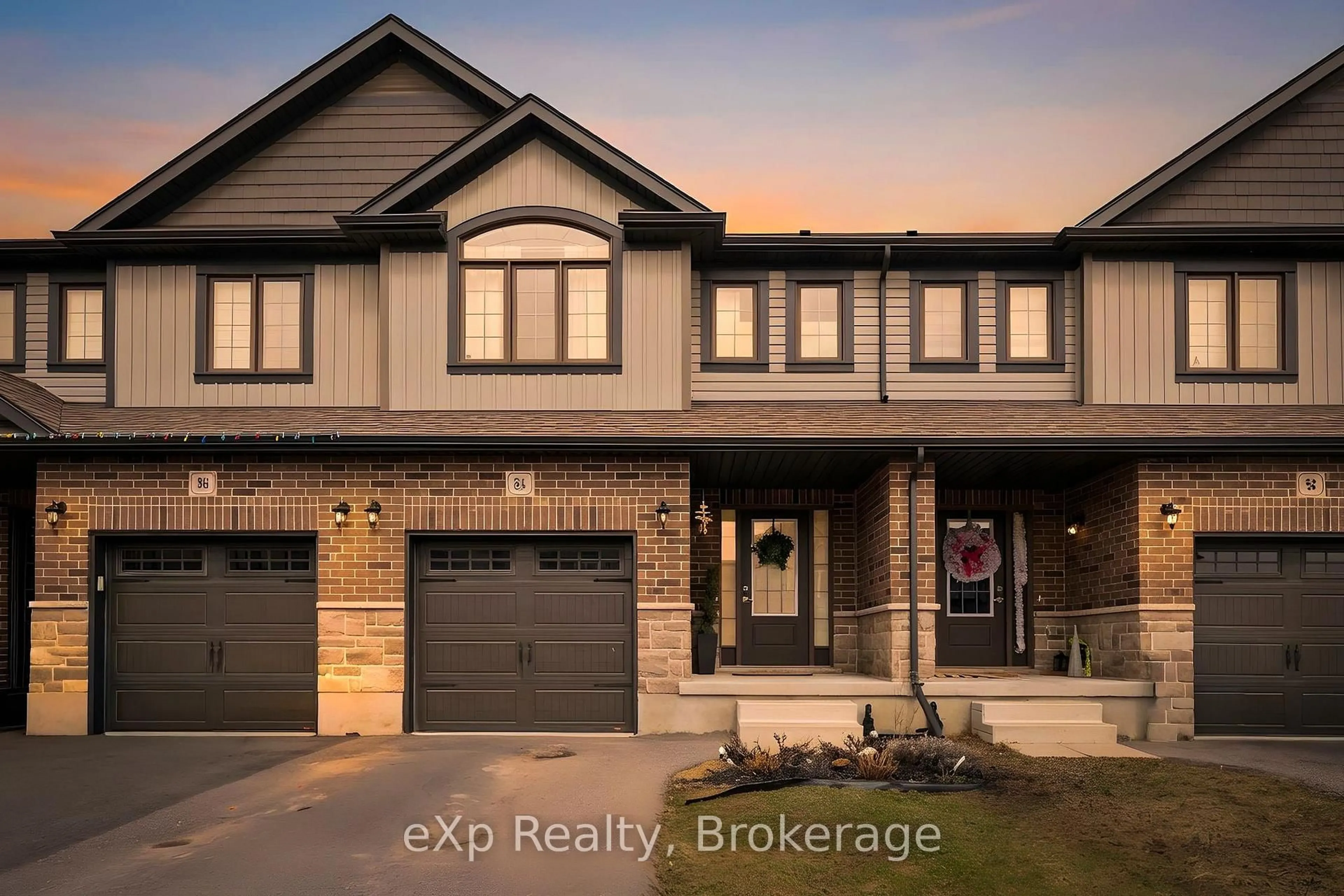 Home with brick exterior material, street for 54 Miranda Path, Woolwich Ontario N3B 0A1