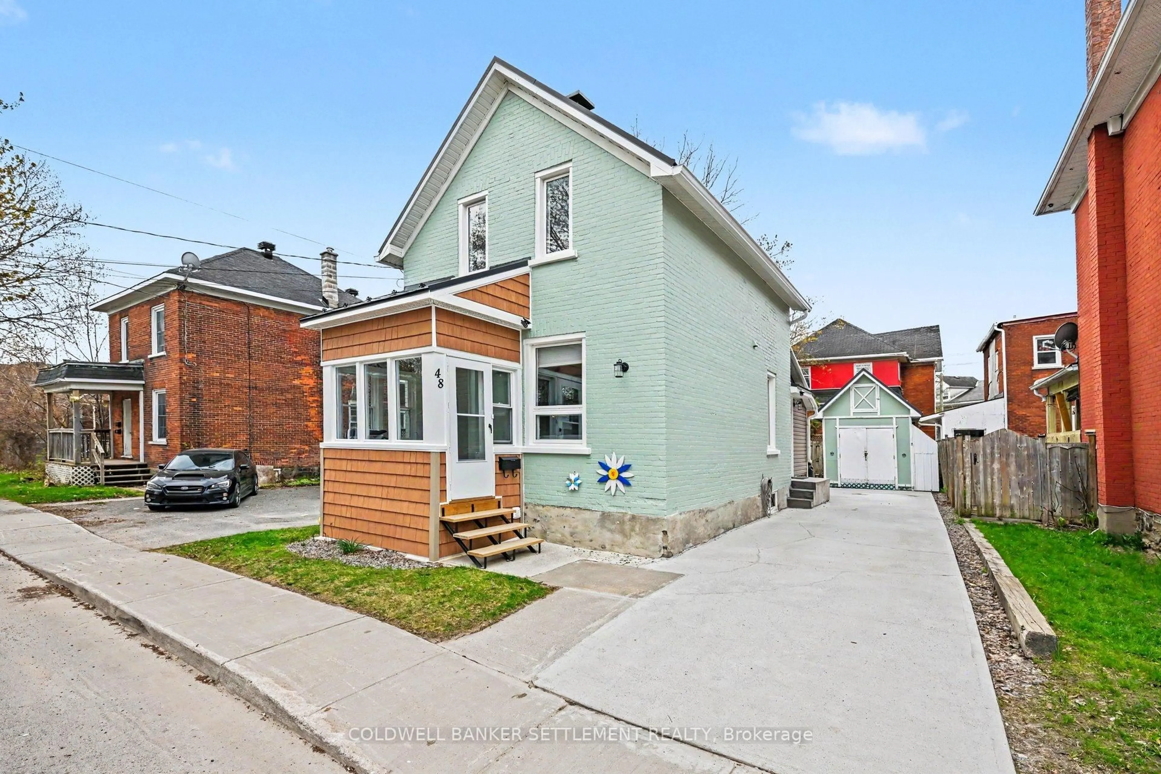 Home with brick exterior material, street for 48 Ogden Ave, Smiths Falls Ontario K7A 2L8