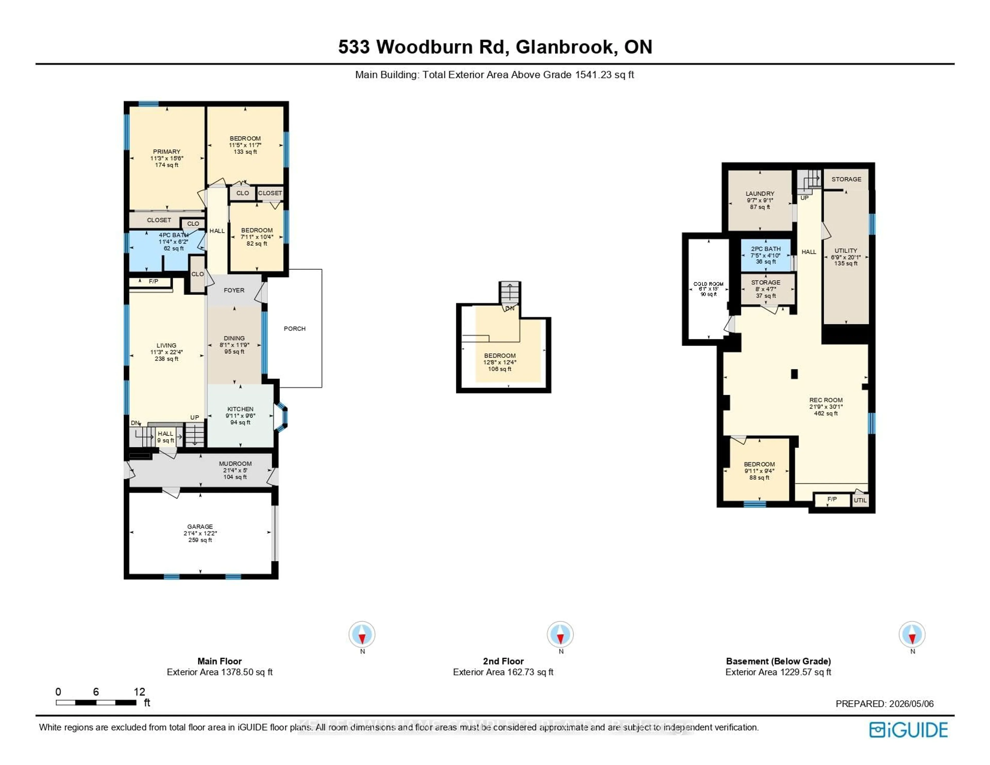 Floor plan for 533 Woodburn Rd, Hamilton Ontario L0R 1P0