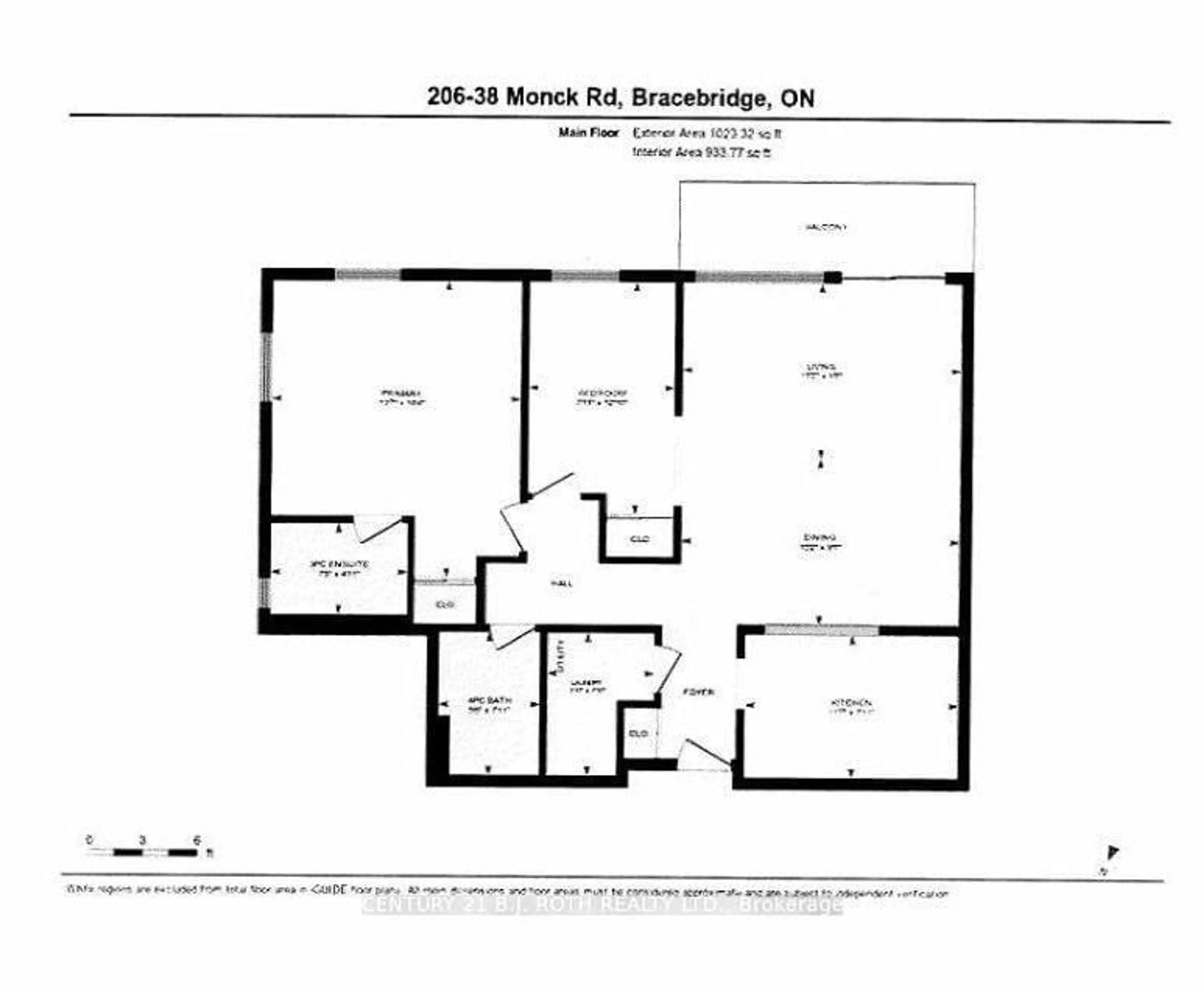 Floor plan for 38 MONCK Rd #206, Bracebridge Ontario P1L 1P4