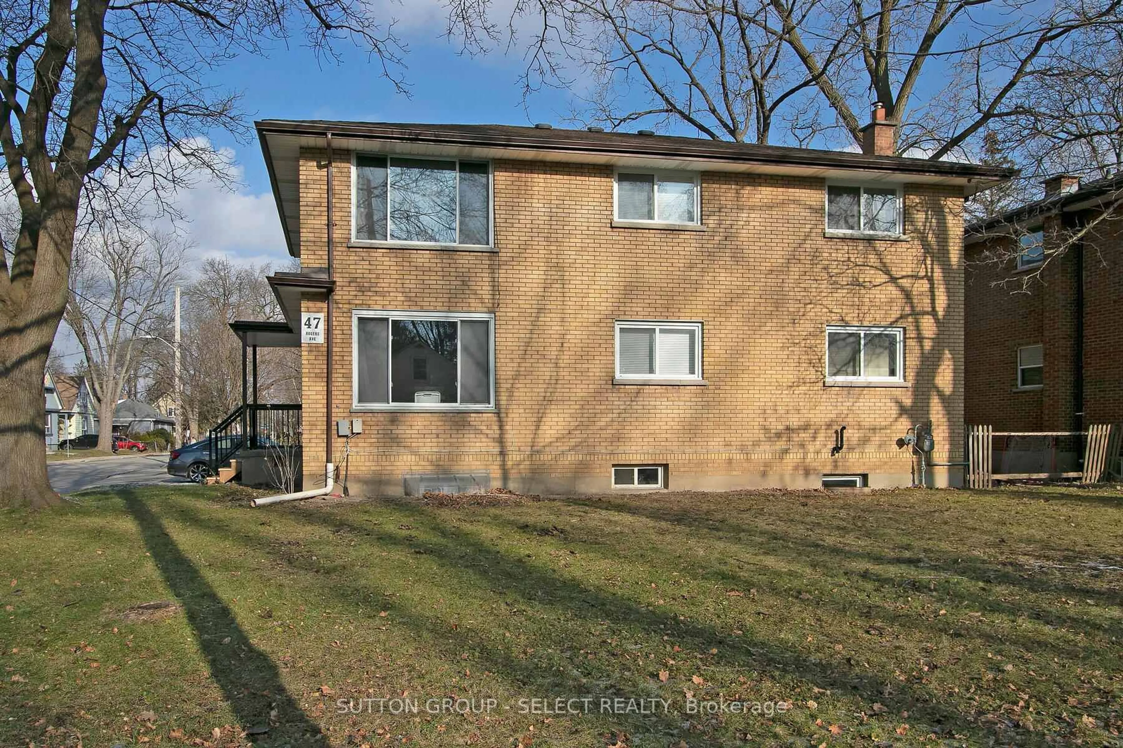 Home with brick exterior material, street for 47 Rogers Ave, London North Ontario N6H 1G6