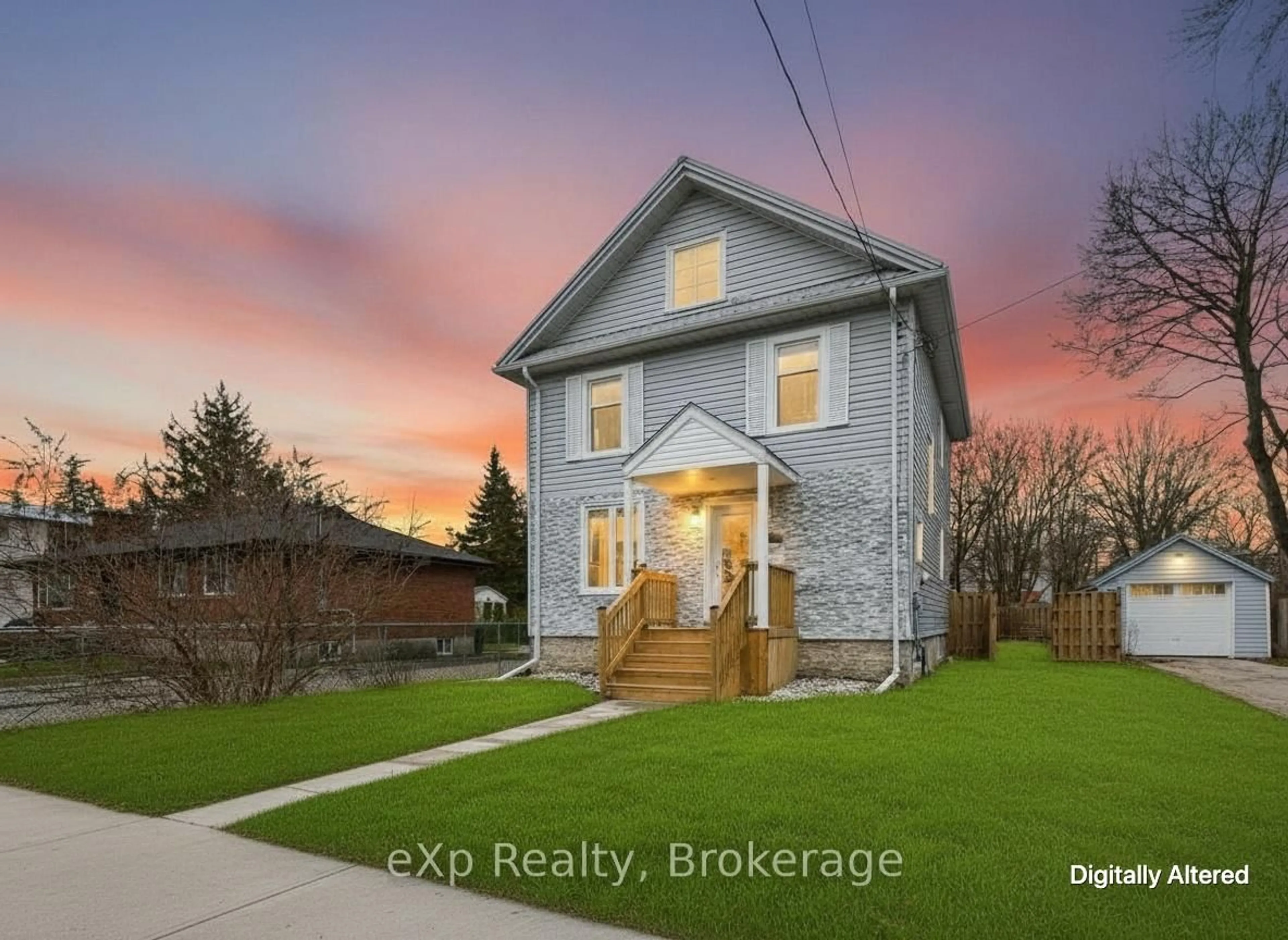 A pic from outside/outdoor area/front of a property/back of a property/a pic from drone, street for 276 Foster Ave, Belleville Ontario K8N 3R5