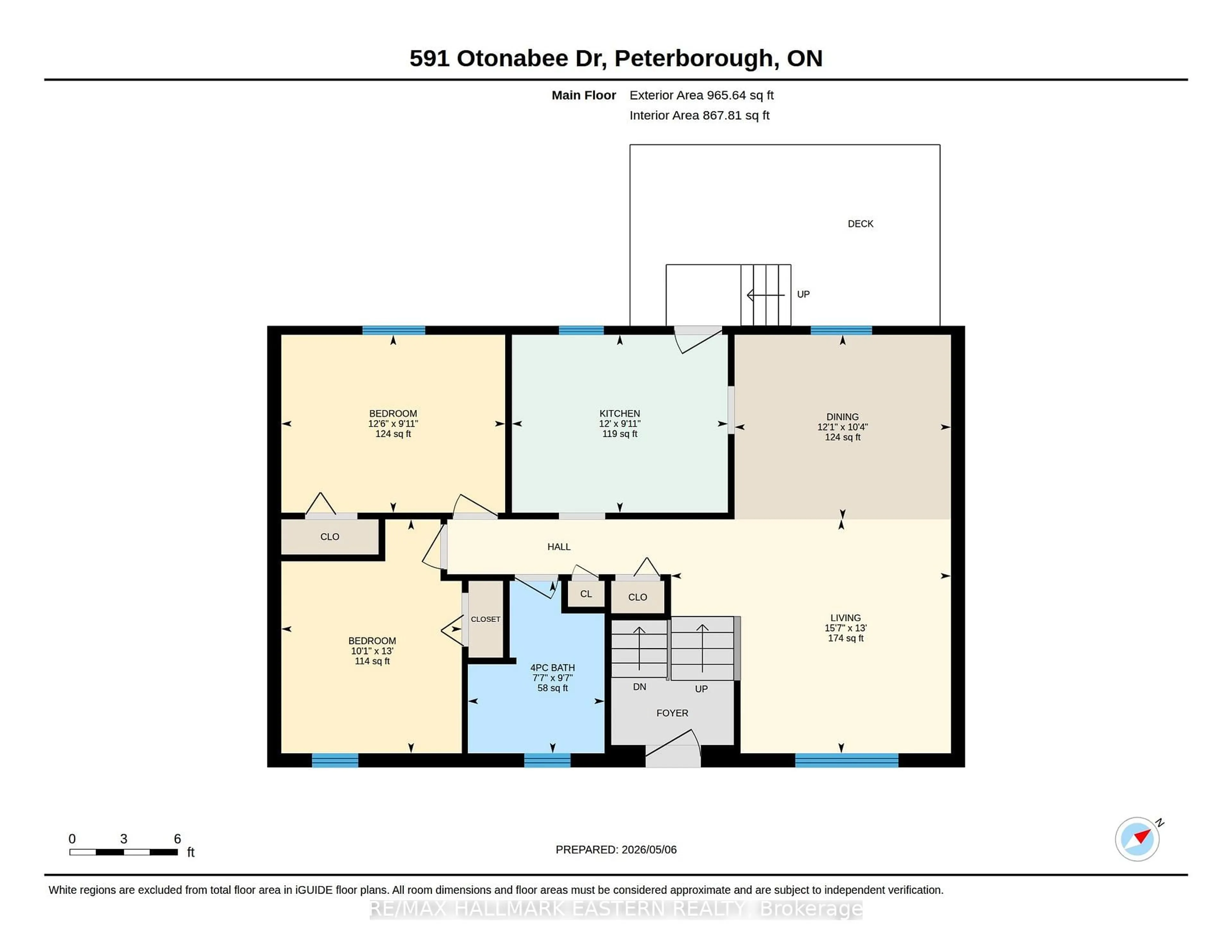 Floor plan for 591 Otonabee Dr, Peterborough Ontario K9J 7X8