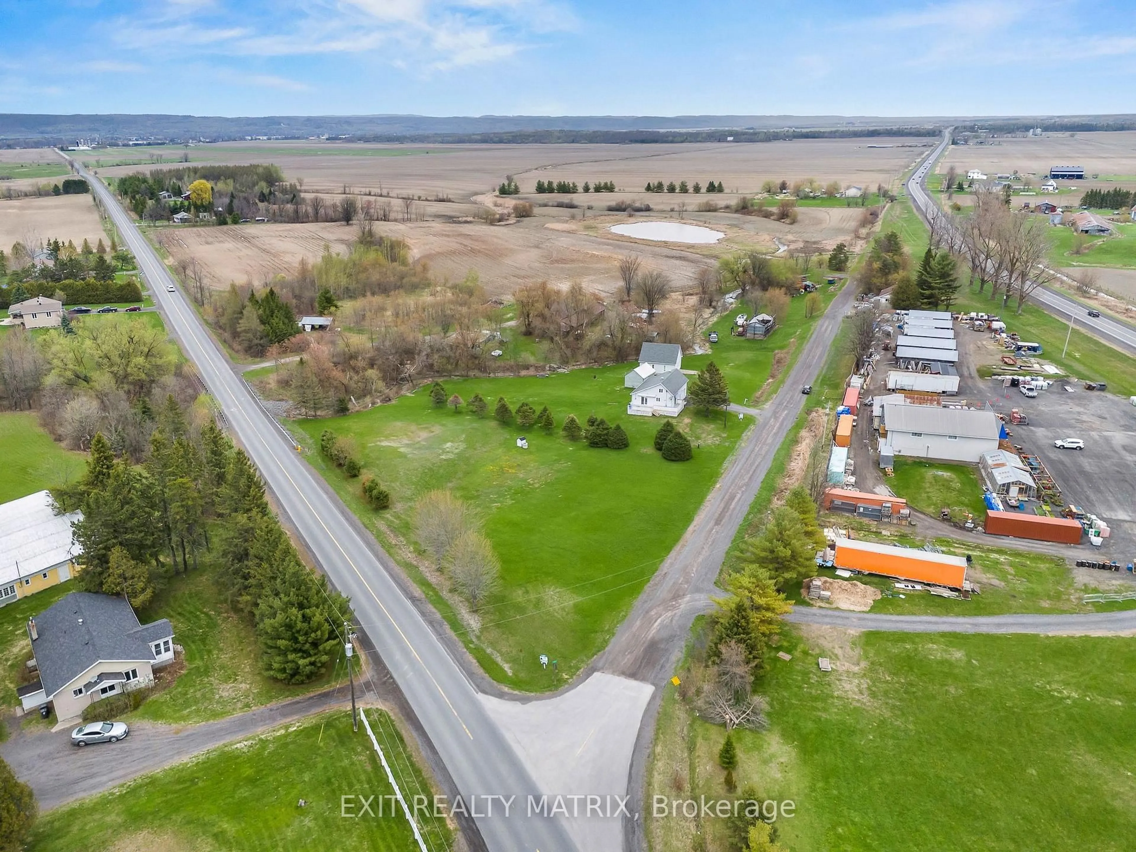 A pic from outside/outdoor area/front of a property/back of a property/a pic from drone, street for 17 Dubois St, Champlain Ontario K0B 1K0