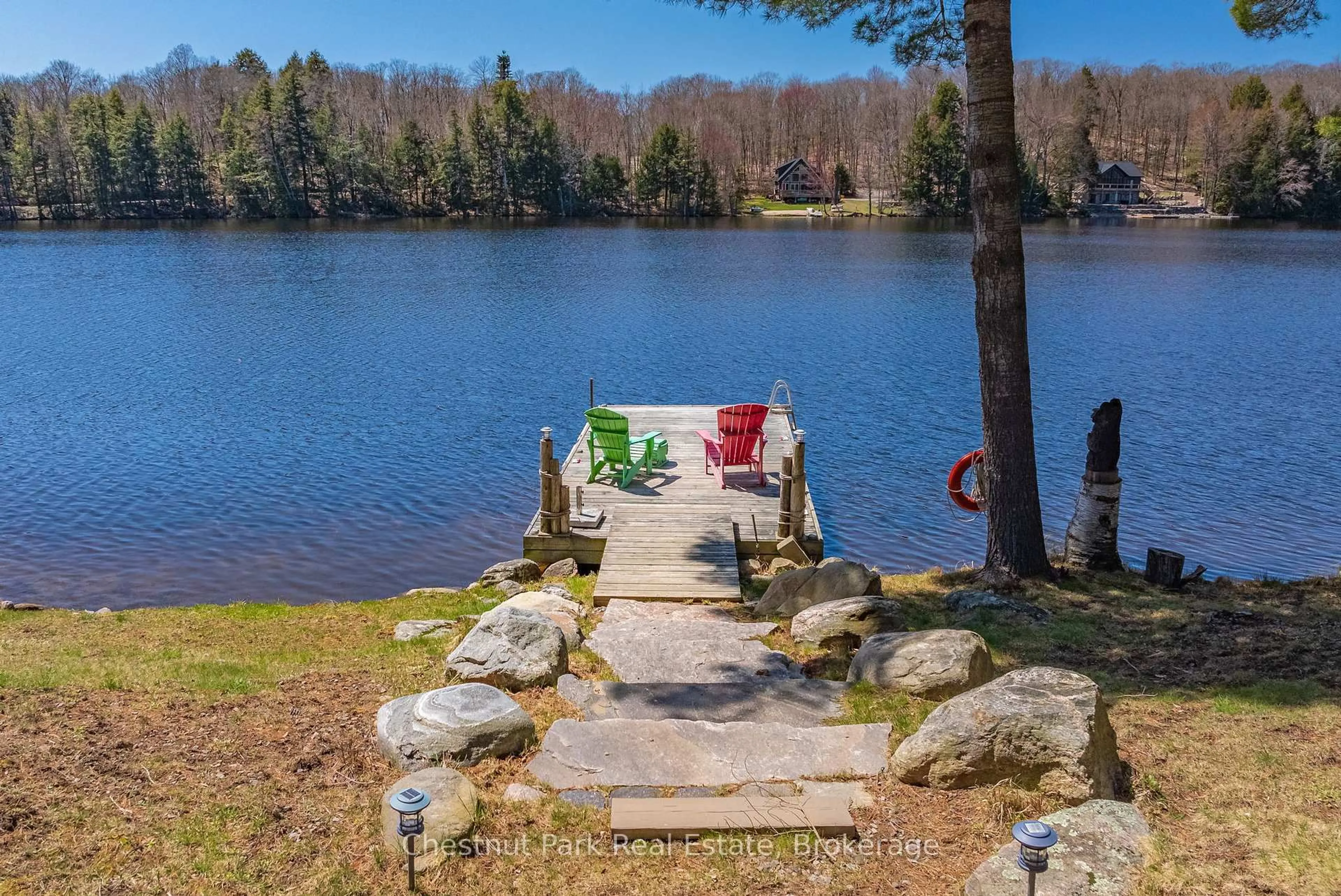 Patio, water/lake/river/ocean view for 1006 Young's Rd #7, Muskoka Lakes Ontario P0B 1J0