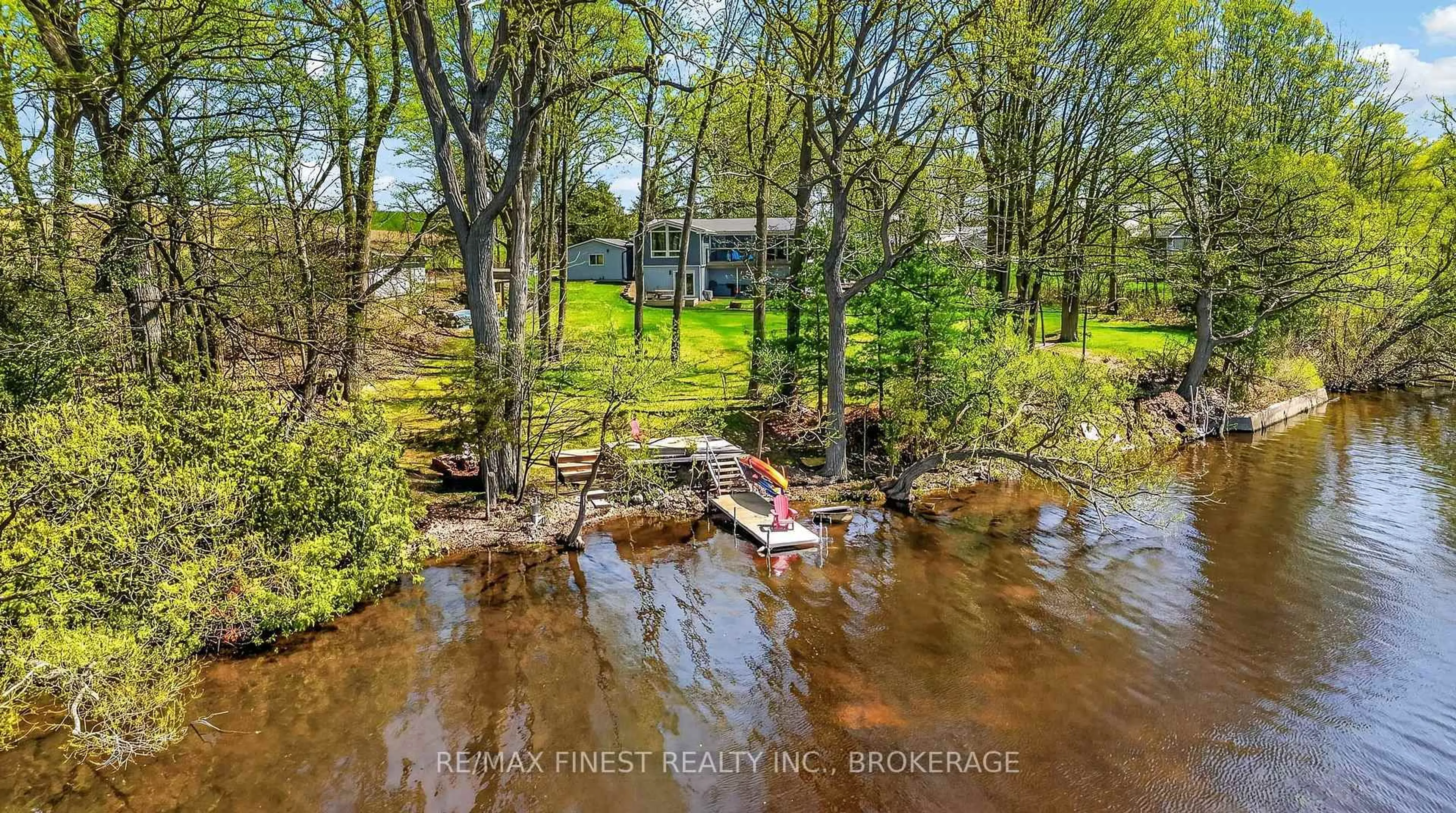 A pic from outside/outdoor area/front of a property/back of a property/a pic from drone, water/lake/river/ocean view for 79 HICKORY Lane, Napanee Ontario K7R 3K8