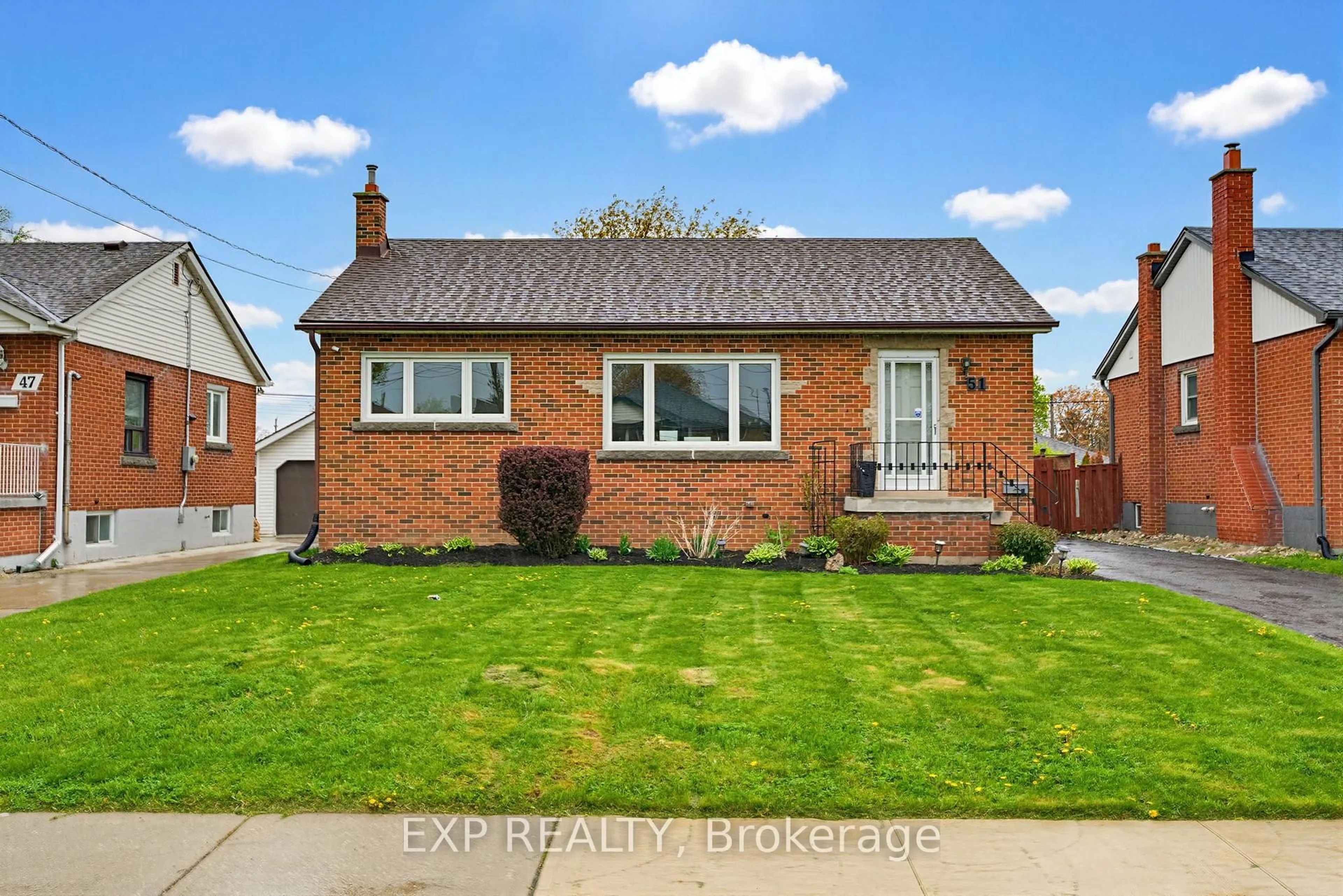 Home with brick exterior material, street for 51 Bromley Rd, Hamilton Ontario L9A 2E1