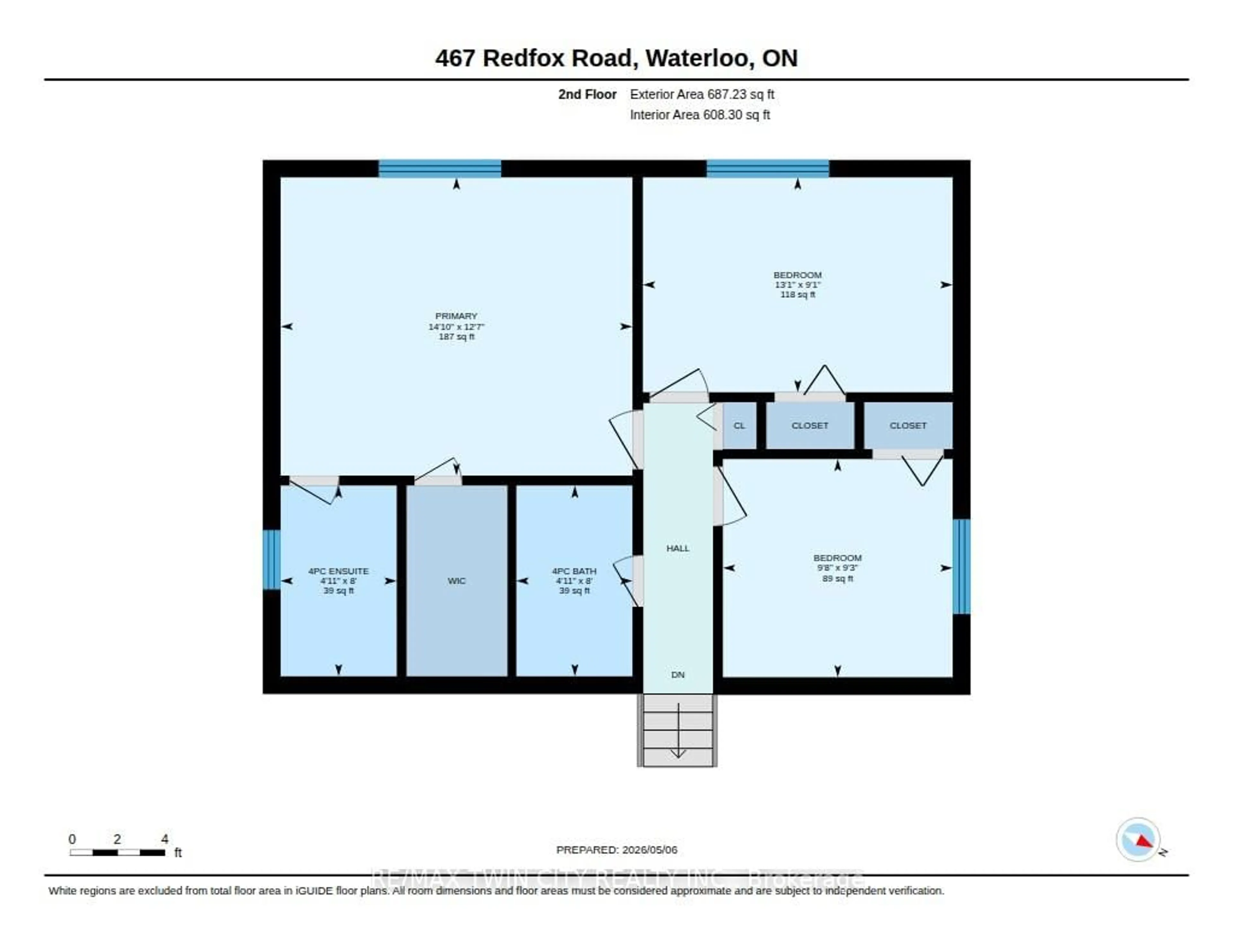 Floor plan for 467 Redfox Rd, Waterloo Ontario N2K 2S1