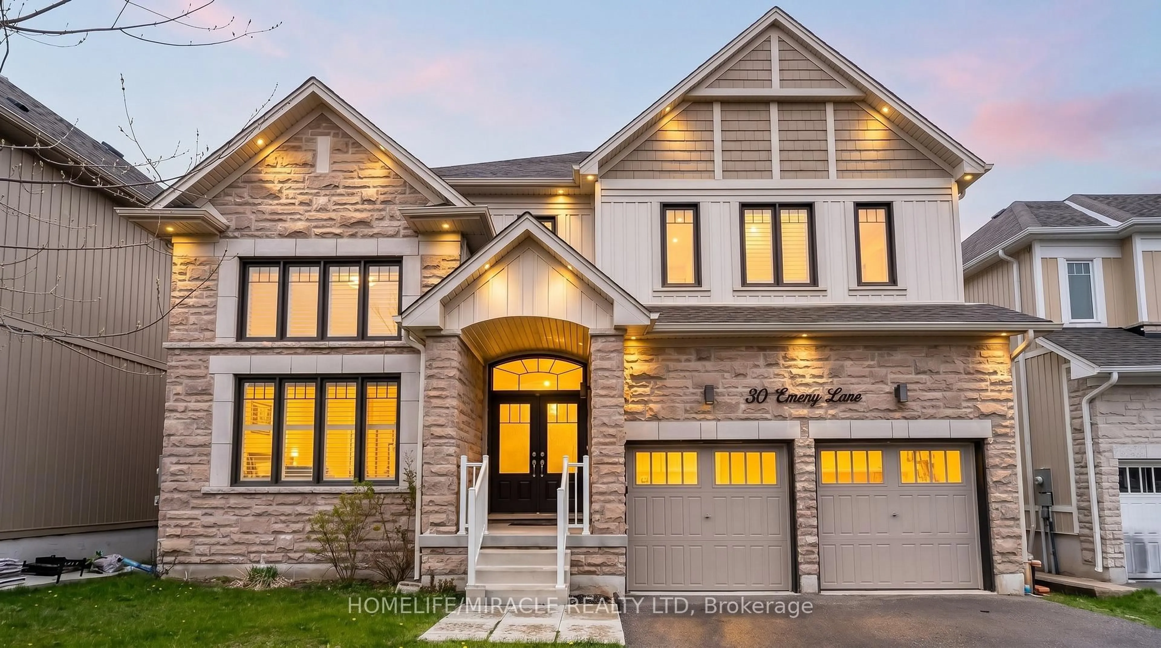 Home with brick exterior material, street for 30 Emeny Lane #11, Guelph Ontario N1L 0H3