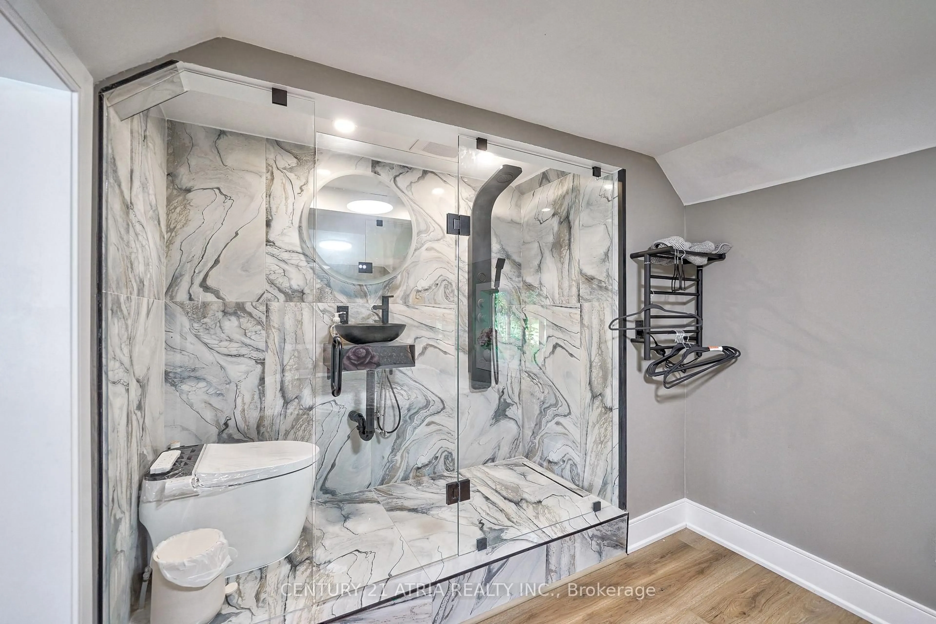 Contemporary bathroom, ceramic/tile floor for 785 Muskoka Road 169, Gravenhurst Ontario P1P 0G1