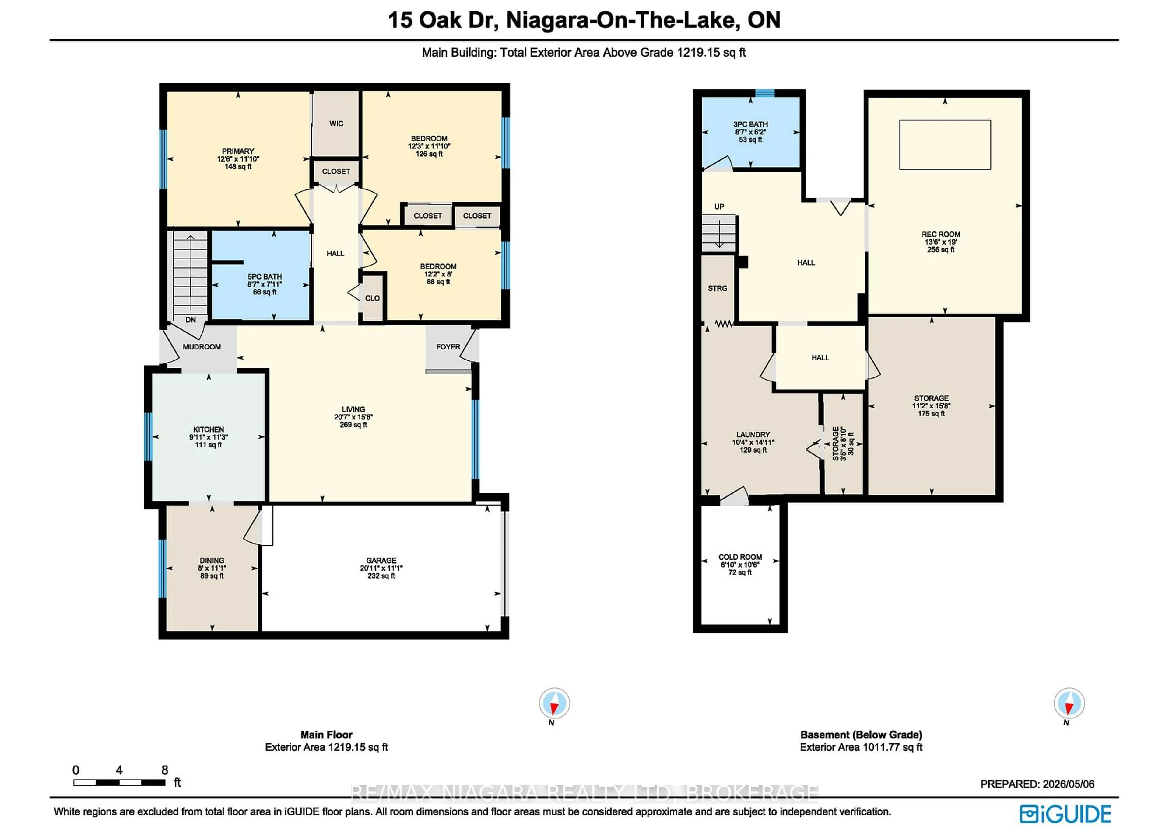 Floor plan for 15 Oak Dr, Niagara-on-the-Lake Ontario L0S 1J0