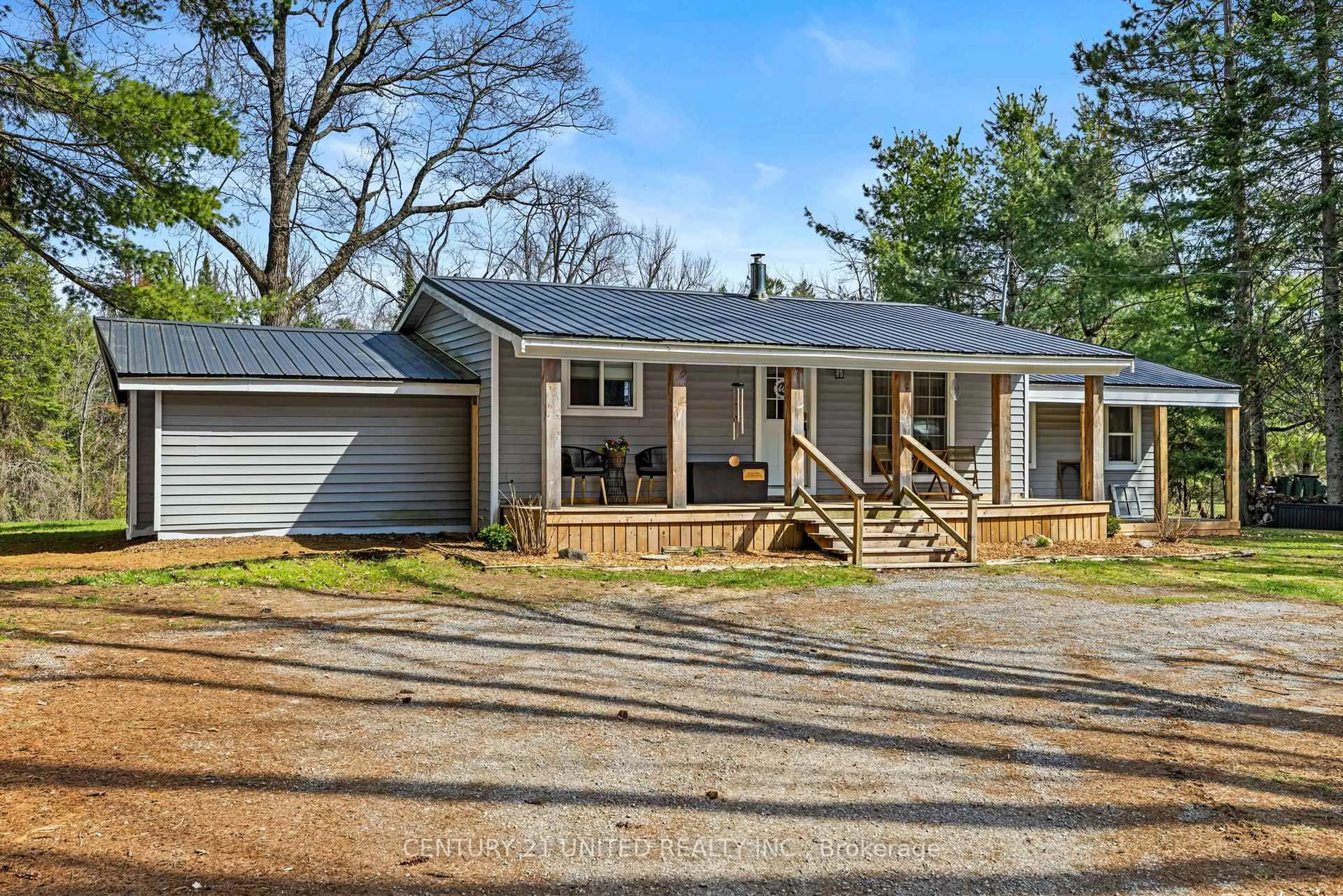 Home with vinyl exterior material, street for 9539 Highway 28, North Kawartha Ontario K0L 1A0