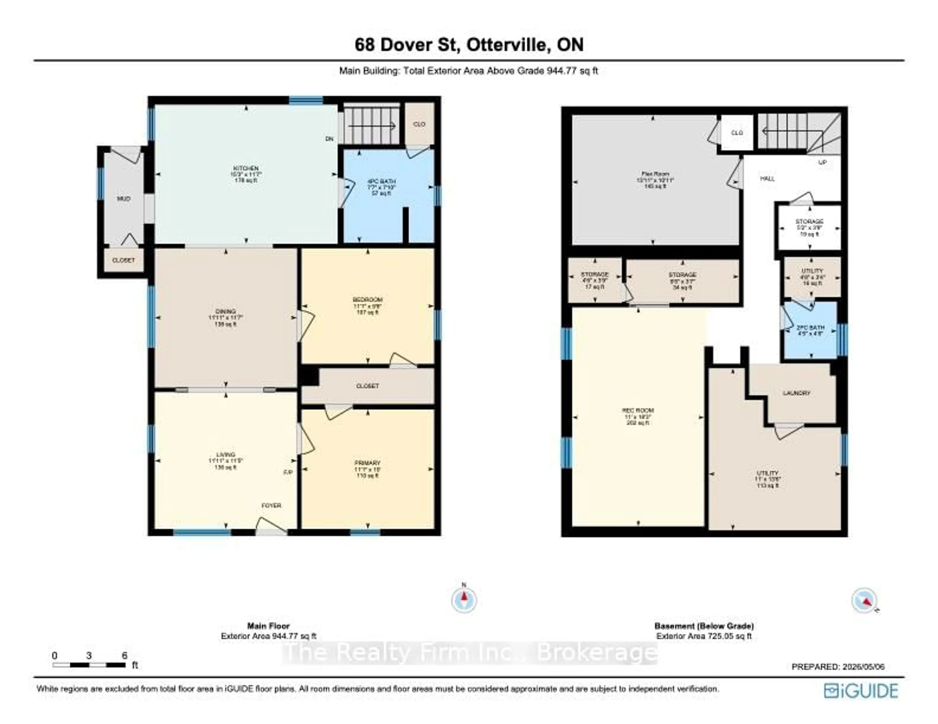 Floor plan for 68 Dover St, Norwich Ontario N0J 1R0