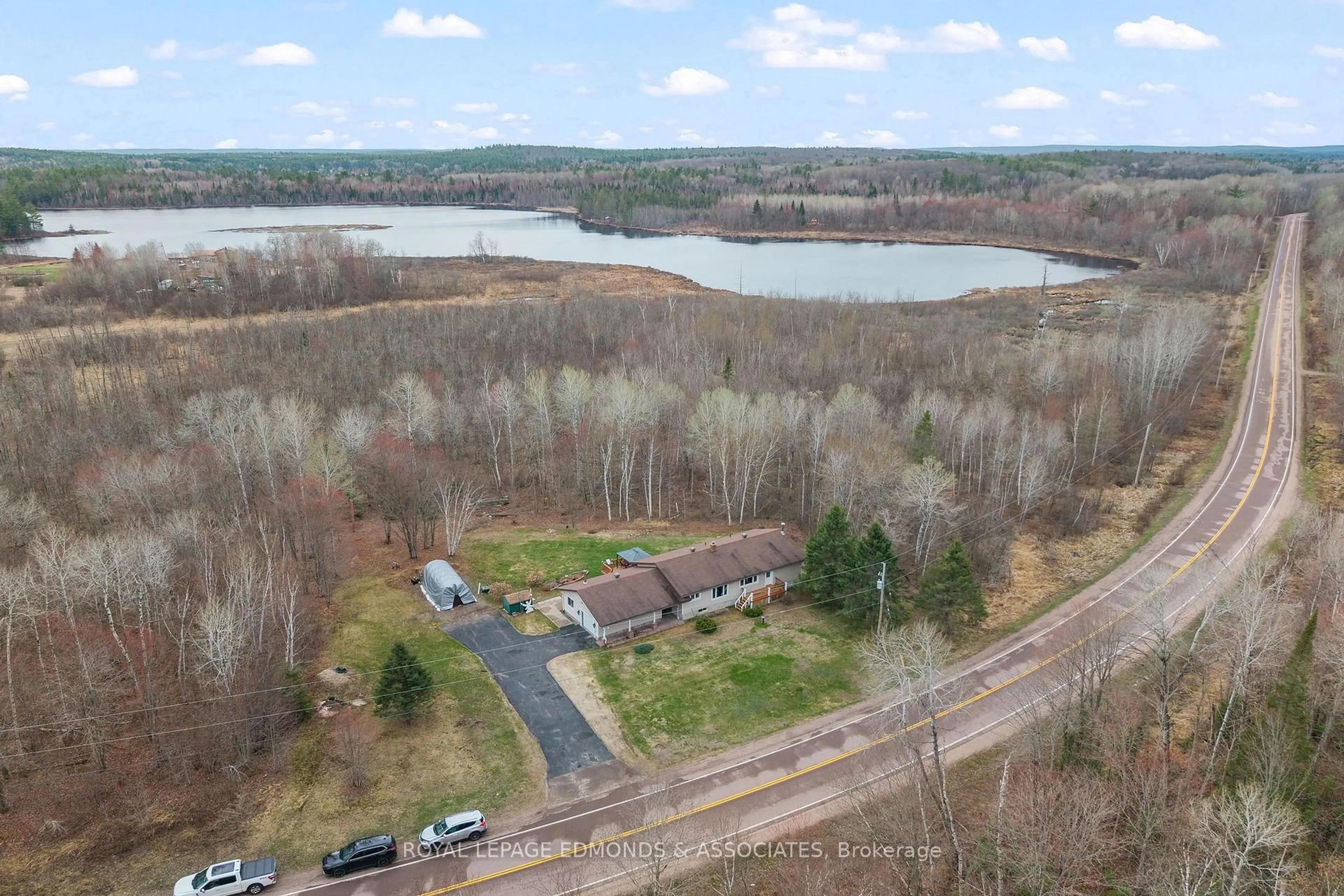 A pic from outside/outdoor area/front of a property/back of a property/a pic from drone, water/lake/river/ocean view for 1523 Barron Canyon Rd, Petawawa Ontario K8A 6W7