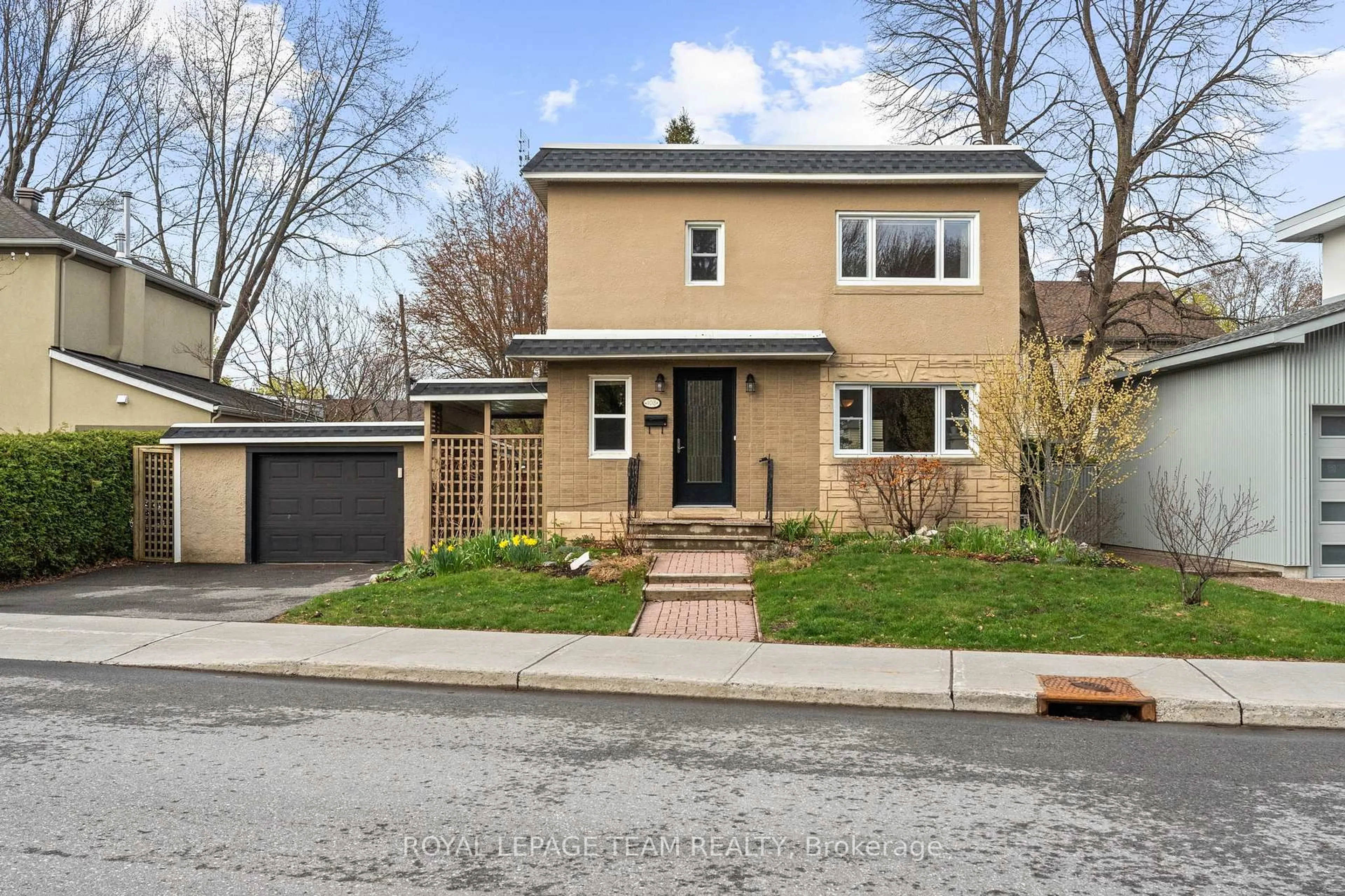 Home with brick exterior material, street for 108 Onslow Cres, Ottawa Ontario K1S 1G4