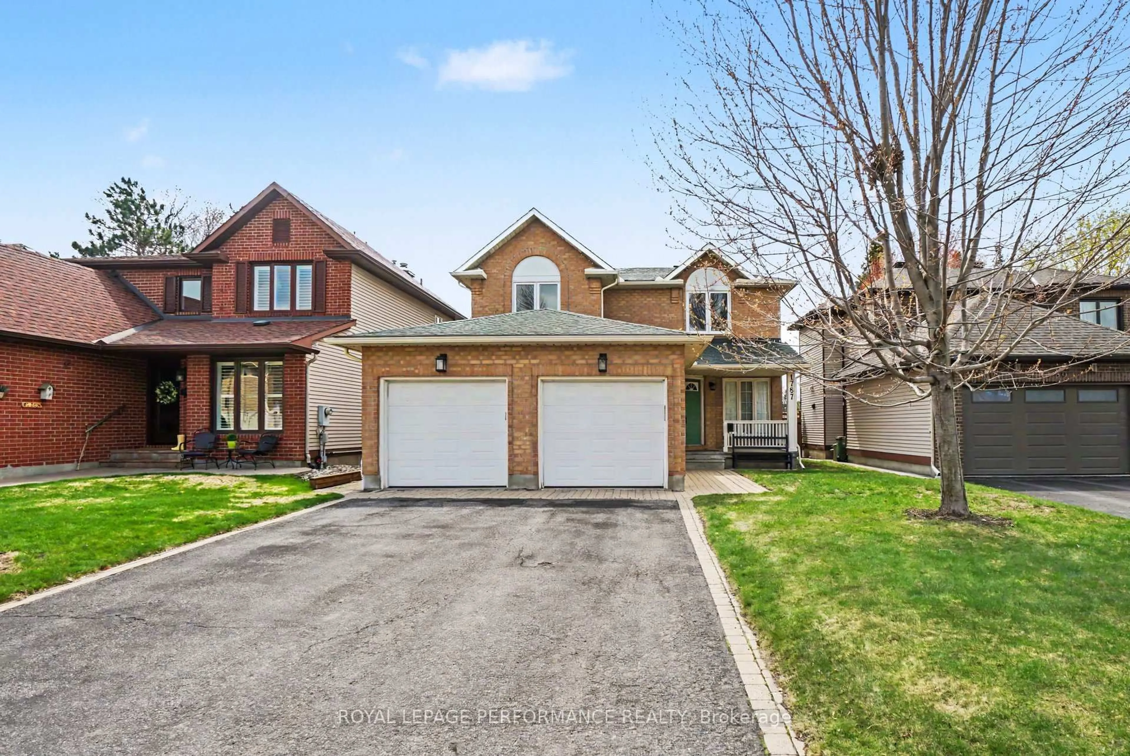 Home with brick exterior material, street for 1787 Hunters Run Dr, Ottawa Ontario K1C 6W9