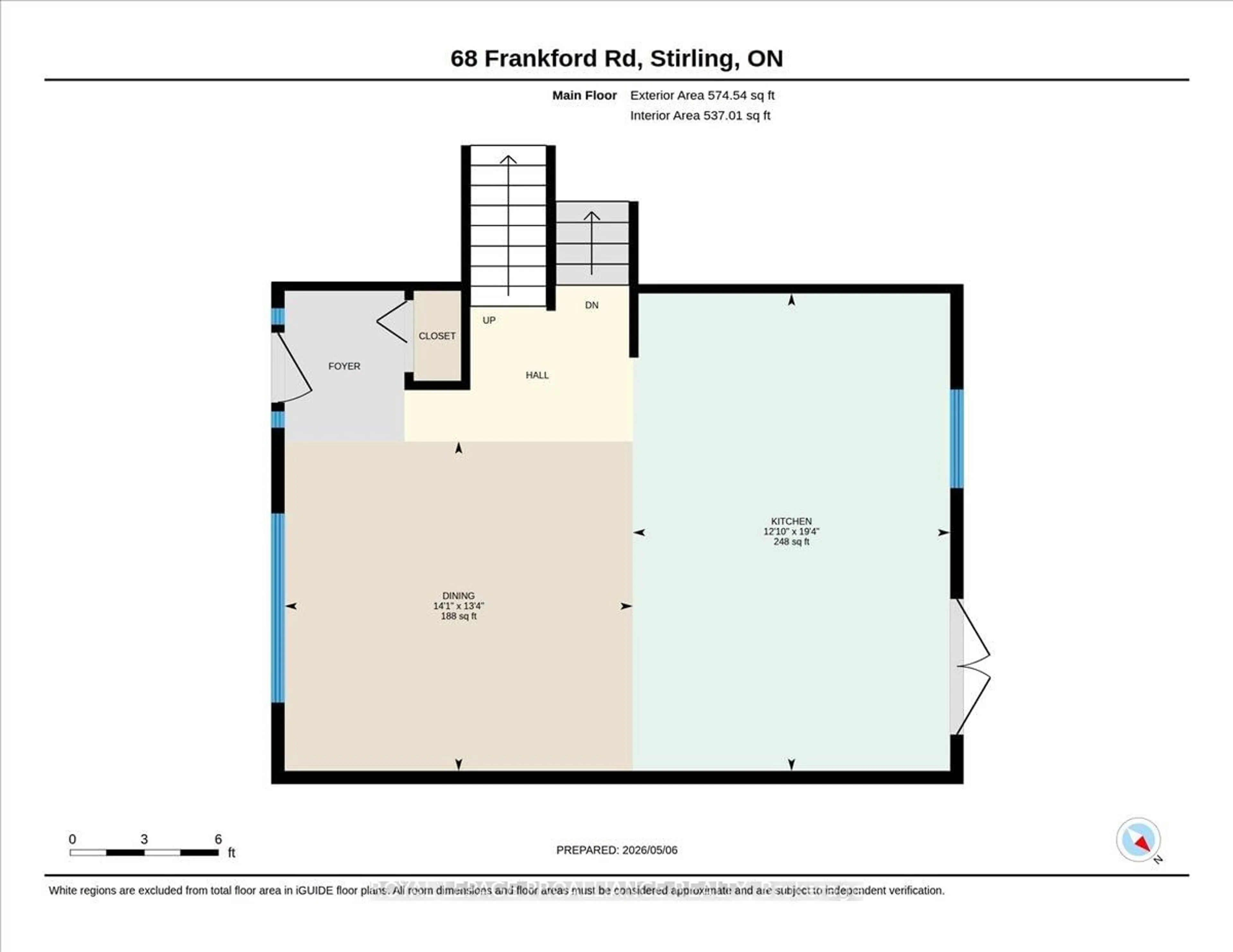 Floor plan for 68 Frankford Rd, Stirling Ontario K0K 3E0