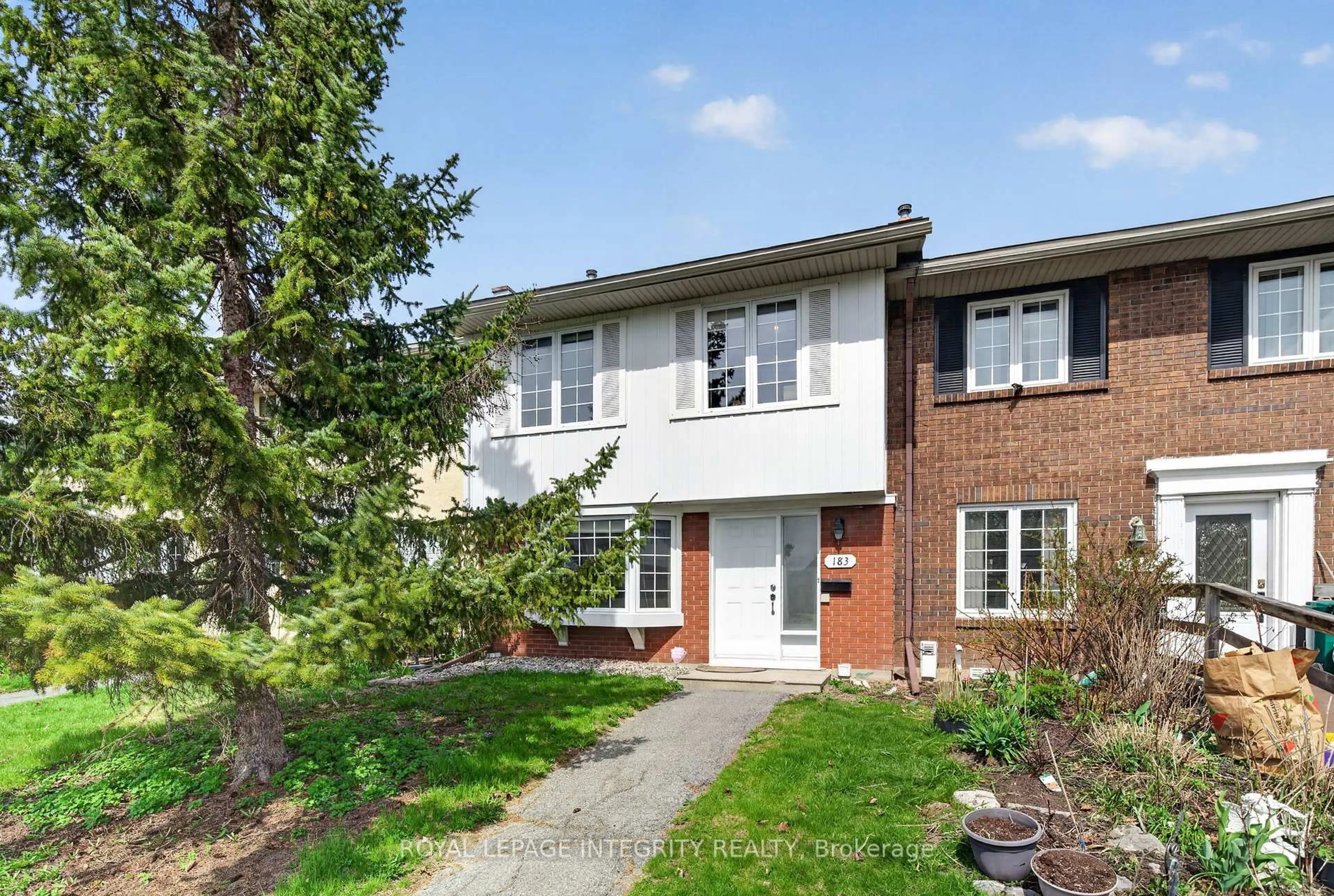 Home with brick exterior material, street for 183 Monterey Dr, Ottawa Ontario K2H 7A9